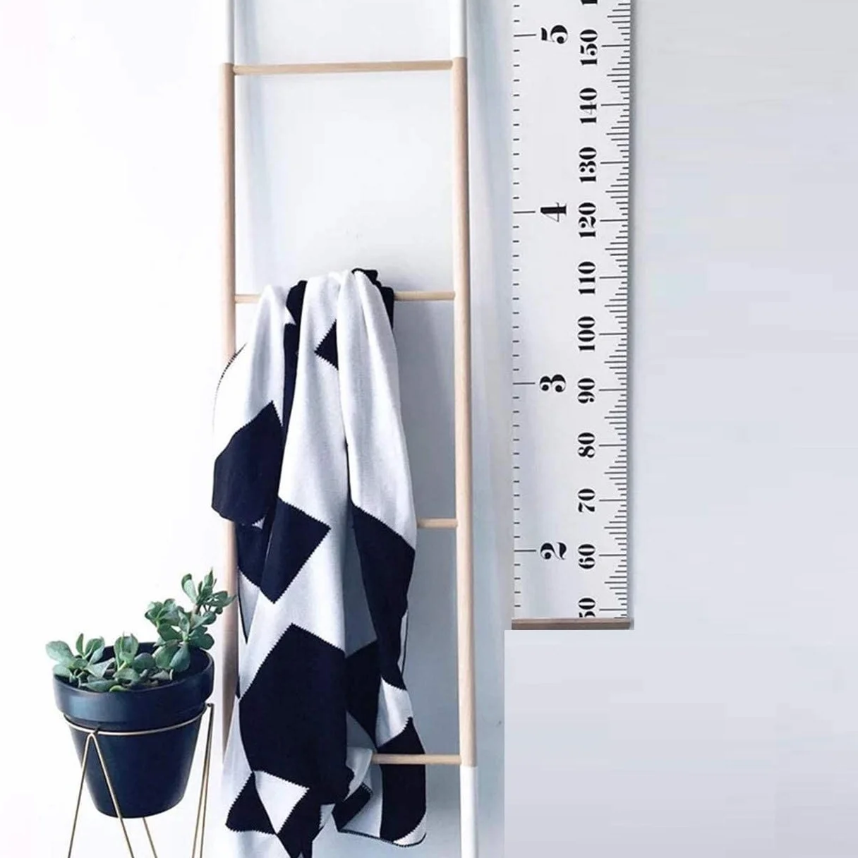 Reglas Lona Colgar Tabla Crecimiento Altura Medidor Pared Decoración Habitación Niños