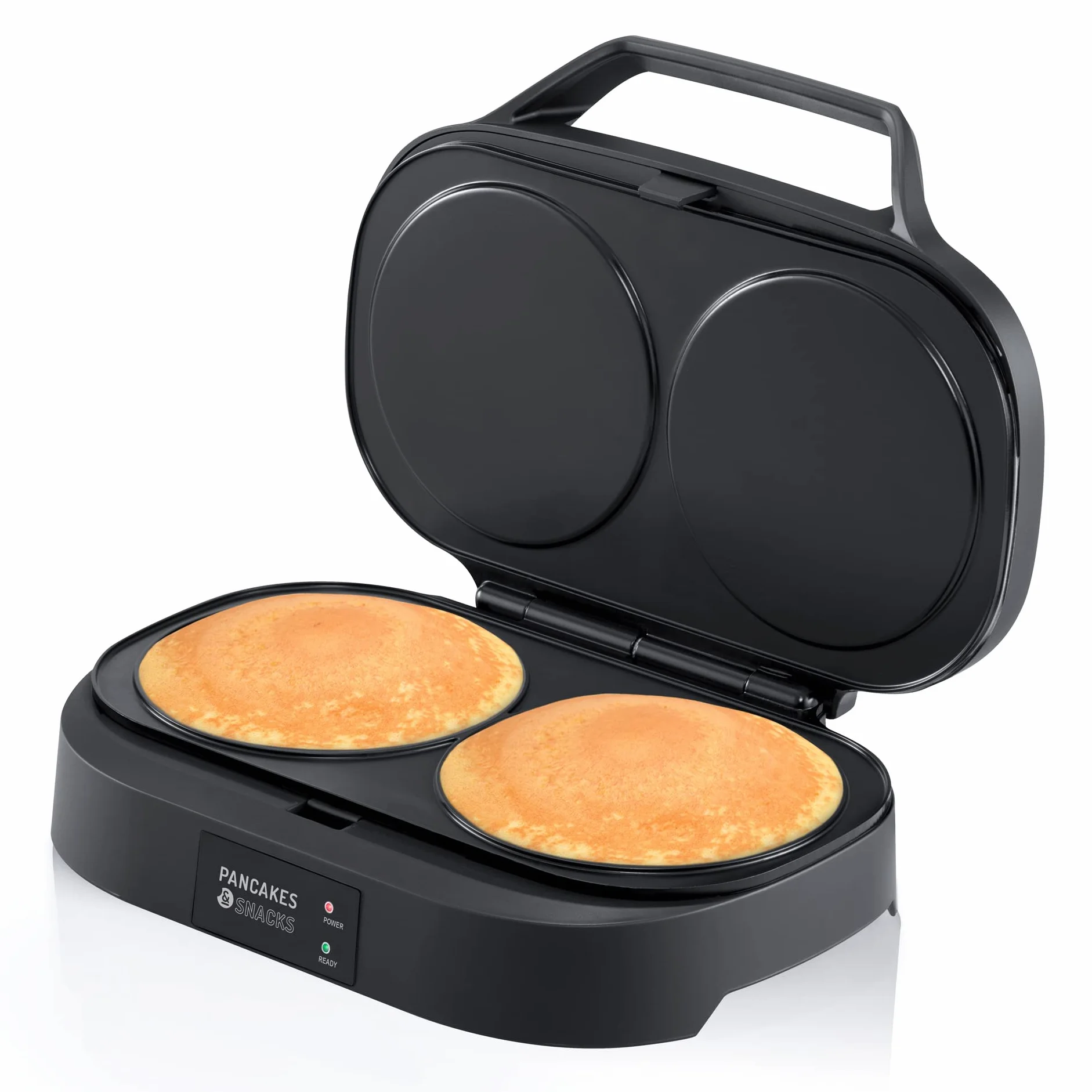 Flama Máquina de Tortitas, Crepes o Pancakes 4901FL, 1300W, 2 cavidades, Superficie Antiadherente, Panel de Control Digital