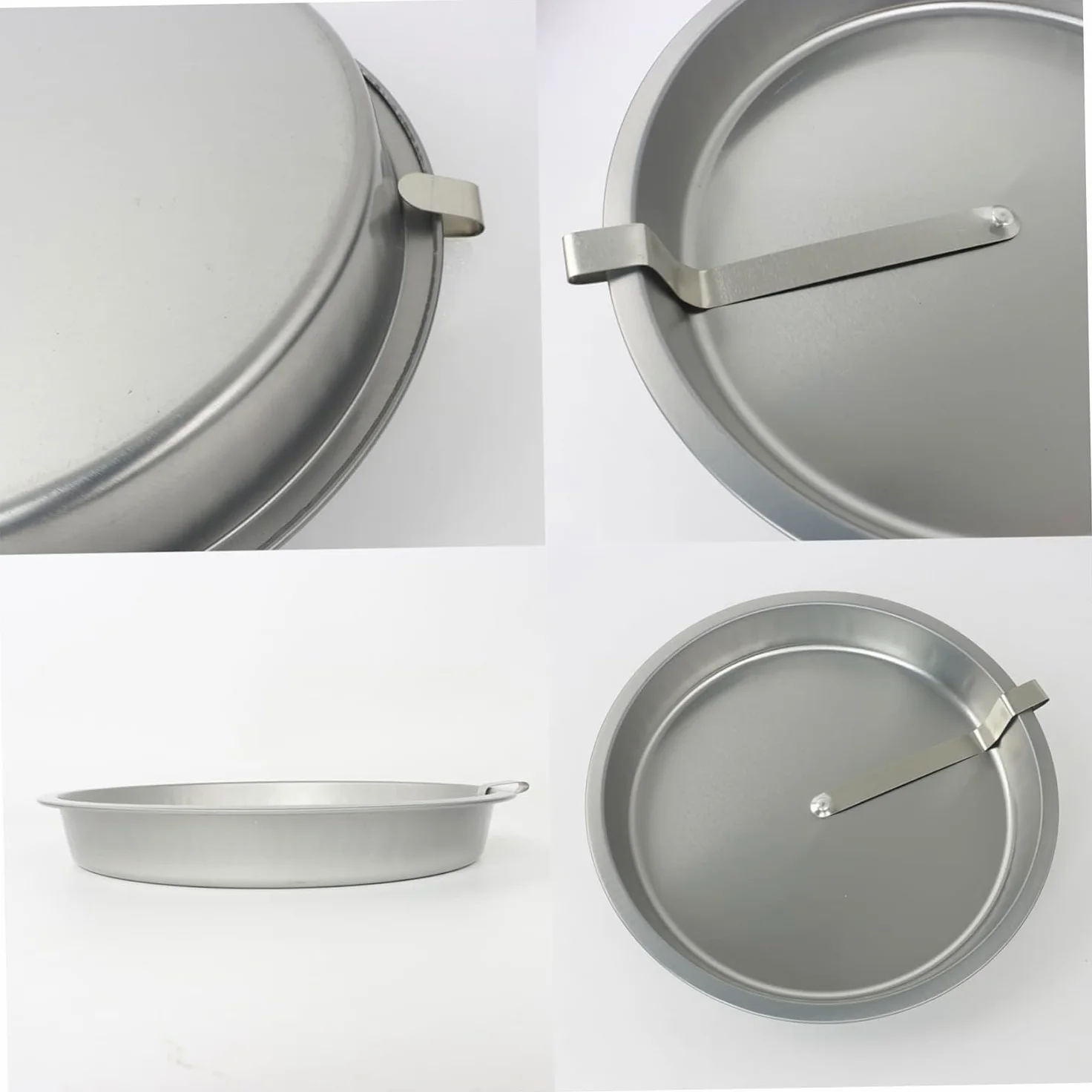 2 Moldes Redondos para Pasteles De 23 Cm (9 Pulgadas), Moldes Antiadherentes De Fácil Desmolde con Cuchilla Giratoria Incorporada, Moldes Resistentes Y Fáciles De Limpiar para La Cocina.