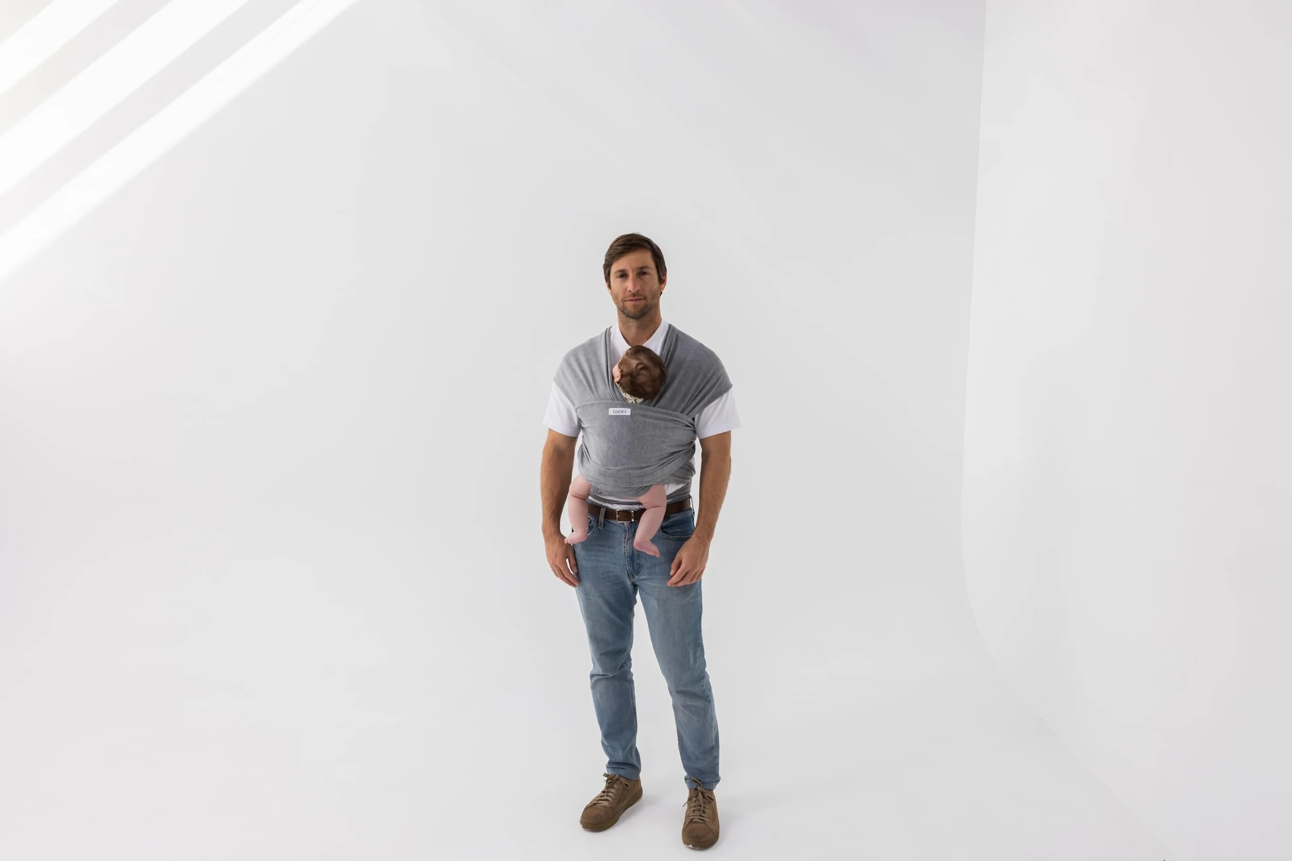 Fular Portabebés Ajustable Elástico Ergonómico Transpirable para Bebés 3.2-12kg
