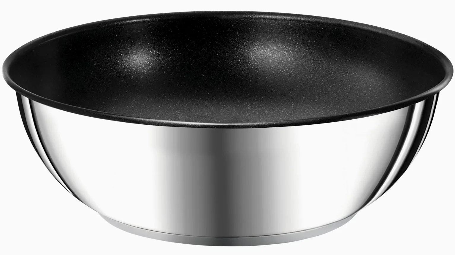 Tefal Ingenio Preference L9737702 - Sartén wok para inducción, acero inoxidable, revestimiento antiadherente, apilable, apta para lavavajillas, fabricada en Francia L9737702, color gris