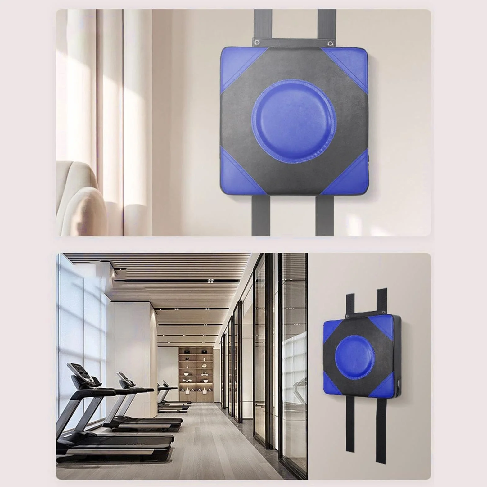 Almohadilla de Boxeo para Pared, Saco de Boxeo Montado, Objetivo de Entrenamiento de Cuero PU
