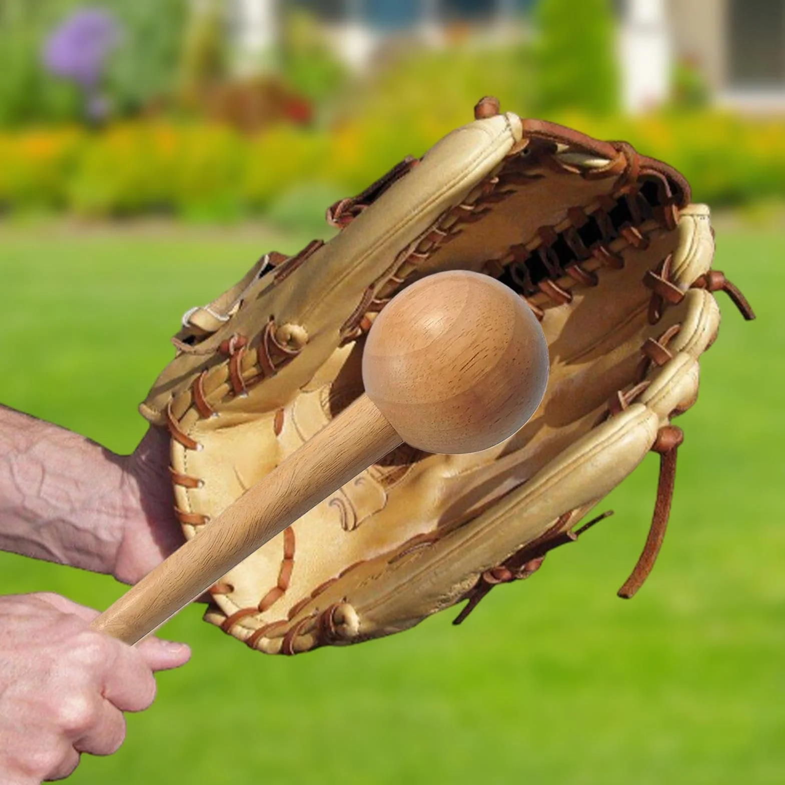 Mazo Para Guantes De Béisbol De Madera - Mantenimiento Molde De Bolas