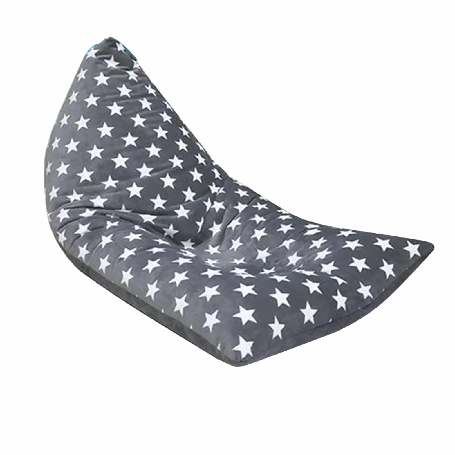 iFCOW Bolsa de almacenamiento para juguetes de peluche, puf organizador de puf, funda de silla para organizar juguetes de peluche (sin relleno, solo funda)