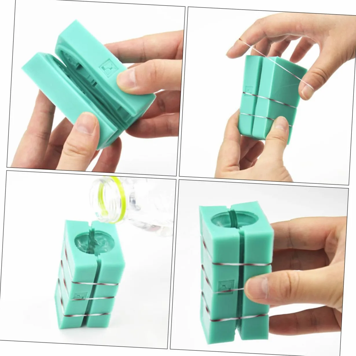 Molde de Silicona 3d para Chocolate de Ajedrez, 12 Piezas | Verde, Flexible y Fácil de Limpiar, Diseño Creativo para Hornear Fondant y Tartas