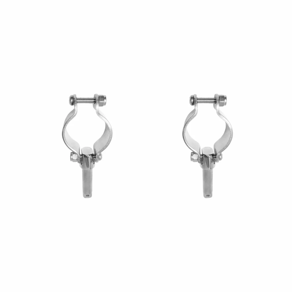 Marine 304SS - Abrazadera en Oarlock para zócalo de 1,27 cm para yate, barco, bloqueo de remo