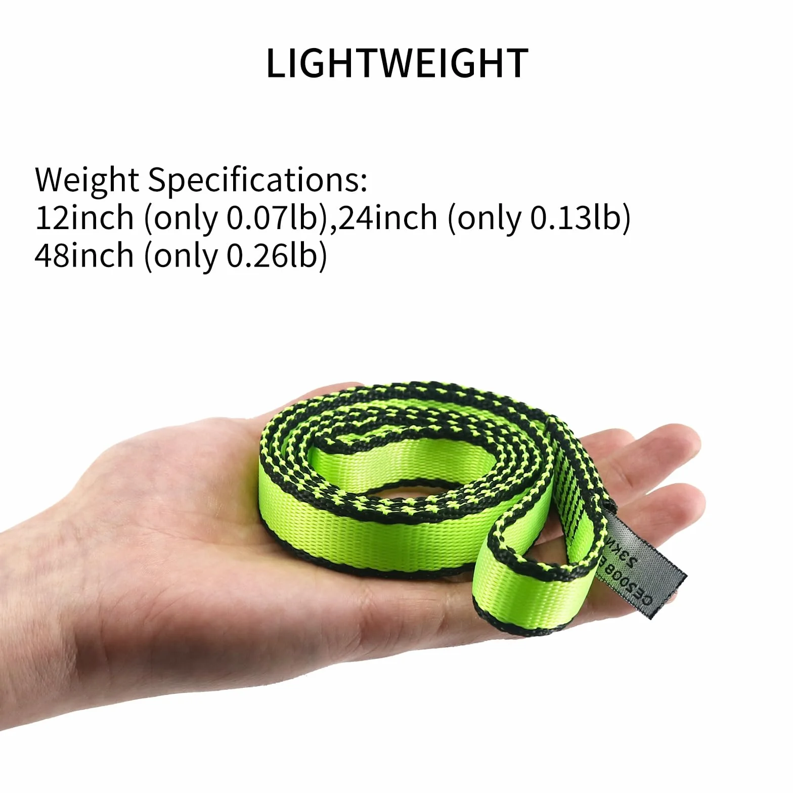 NewDoar Eslinga de Escalada de Nailon 16mm 22KN 4840lb Certificado EN566 UIAA104 Multiusos
