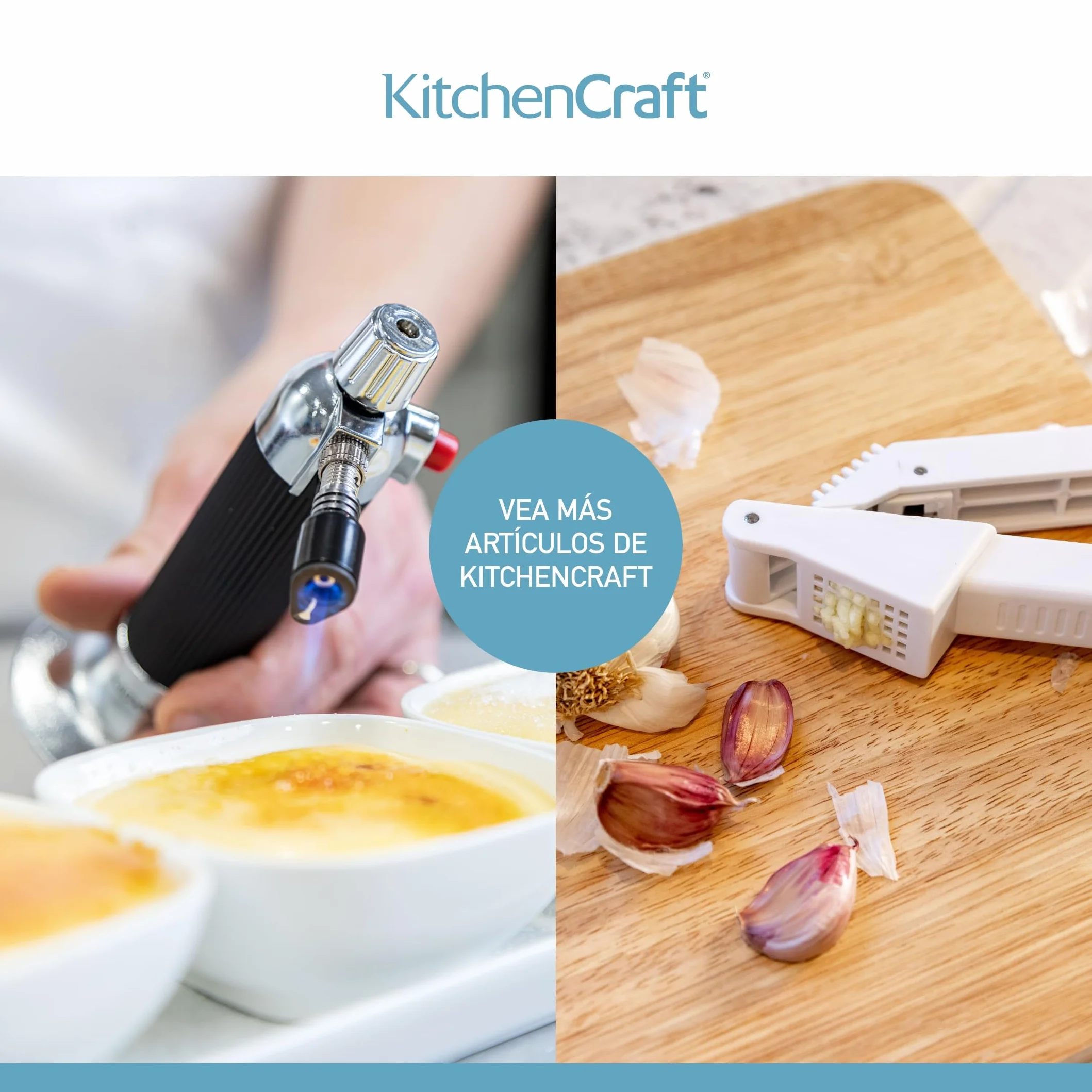 Kitchen Craft KCBB882 - Cortador de patatas fritas con hoja de acero inoxidable, Blanco