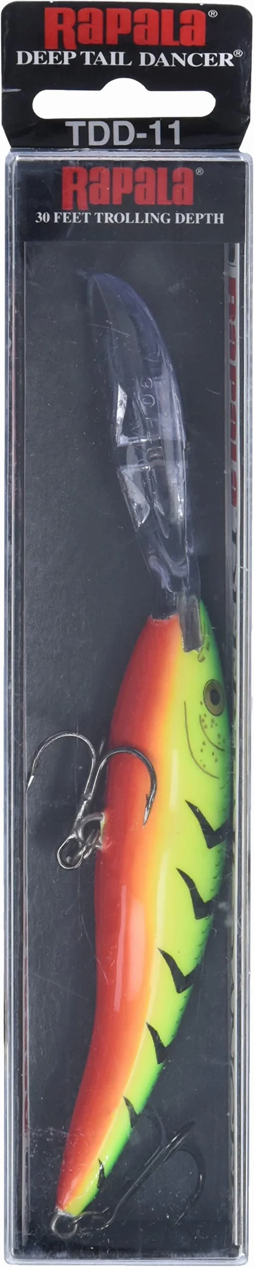 Rapala - Señuelo de Pesca Deep Tail Dancer - Material de Pesca con Cuerpo de Balsa - Señuelo Pesca en Agua Dulce - Profundidad de Nado 12m - Hecho en Estonia
