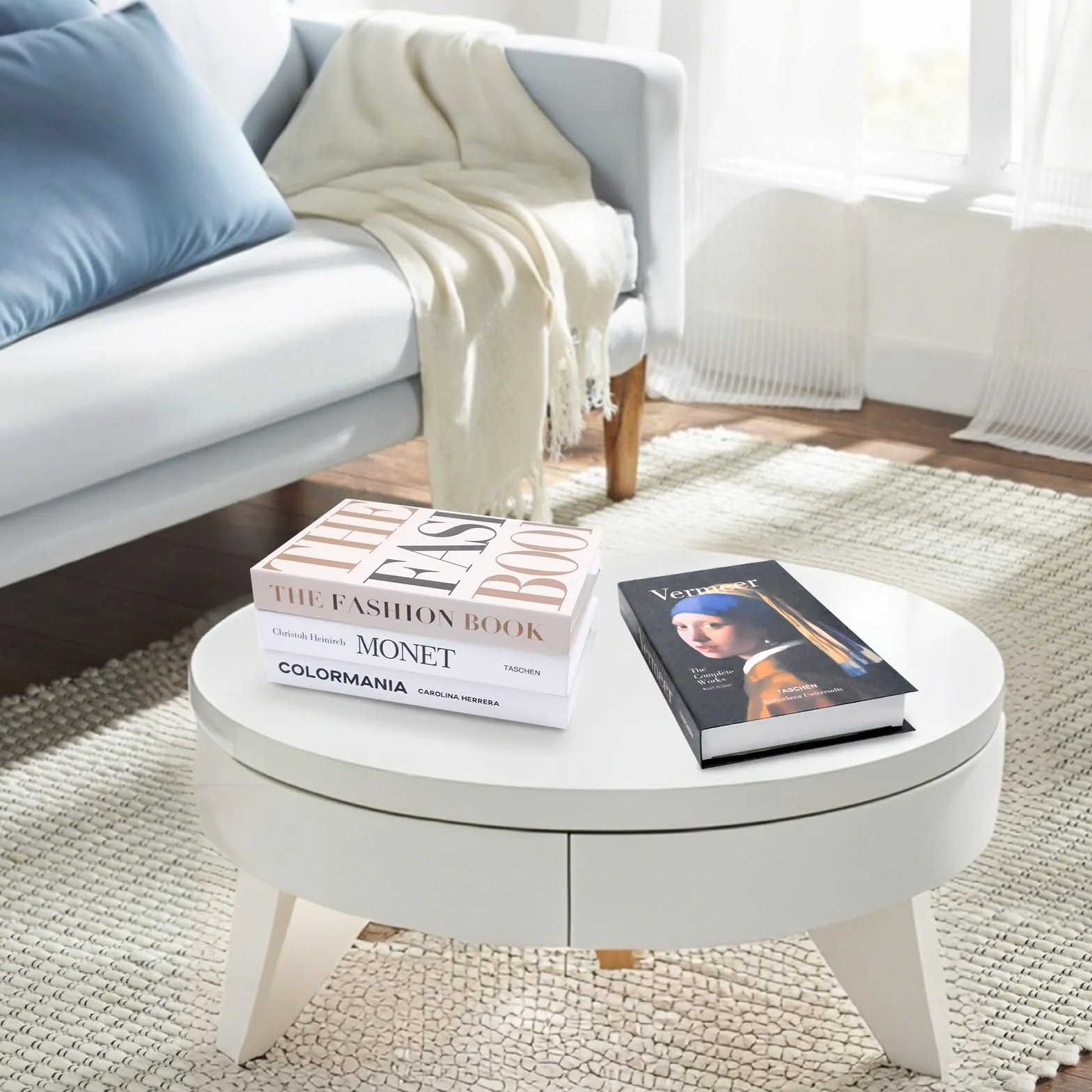 Zatixbu 4 Piezas Libros Falsos Decorativos, Moda Libros de Imitación Plegables Fácil de Montar, Libros Artísticos Modernos para Decoración de Hogar Estantería y Mesa de Centro