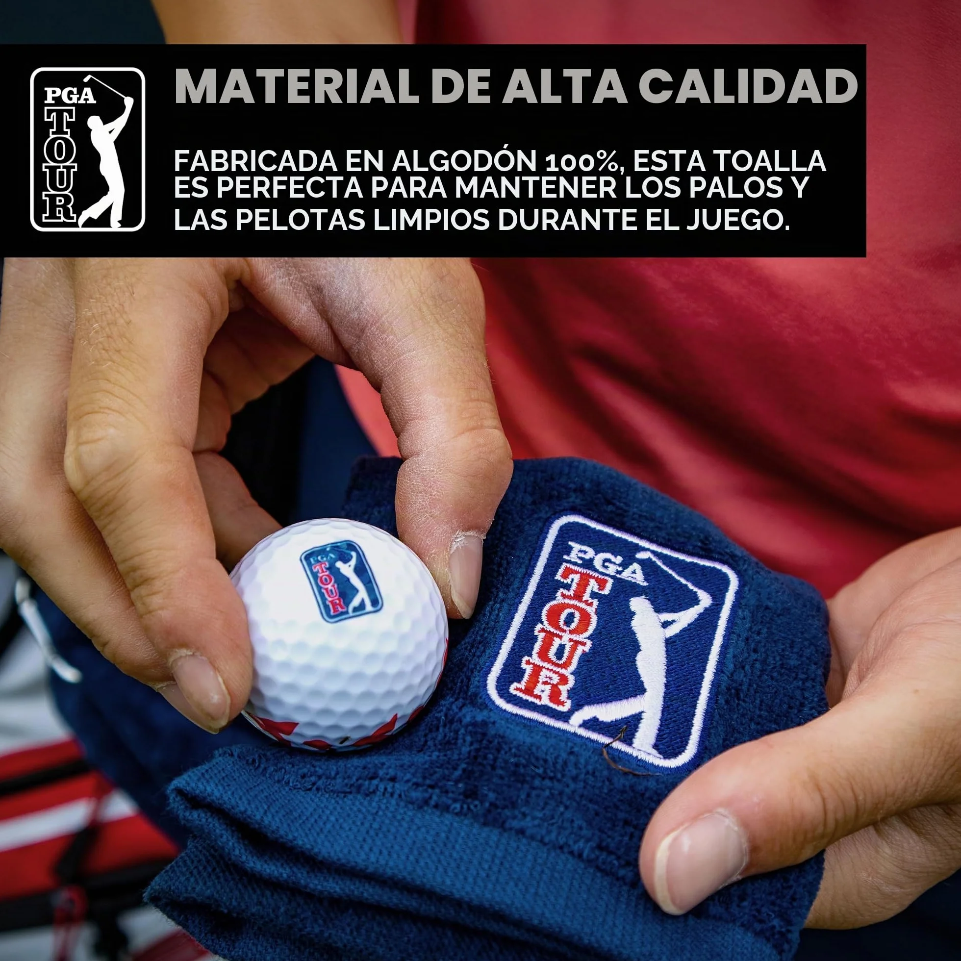 PGA Tour Toalla de Golf Azul 41.9 cm x 48.3 cm