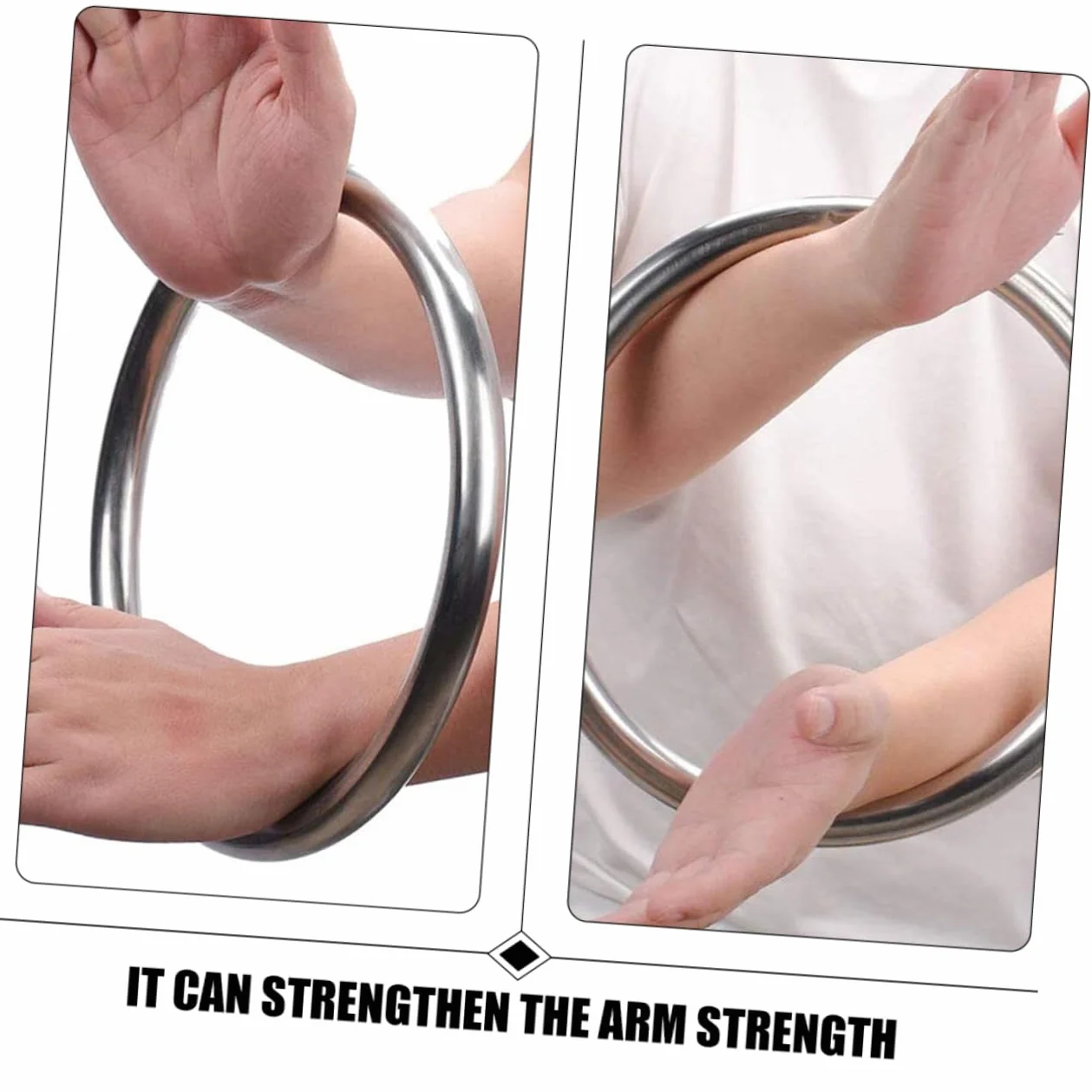 BESPORTBLE Anillo de Acero Inoxidable Wing Chun Circulo de Entrenamiento para Artes Marciales