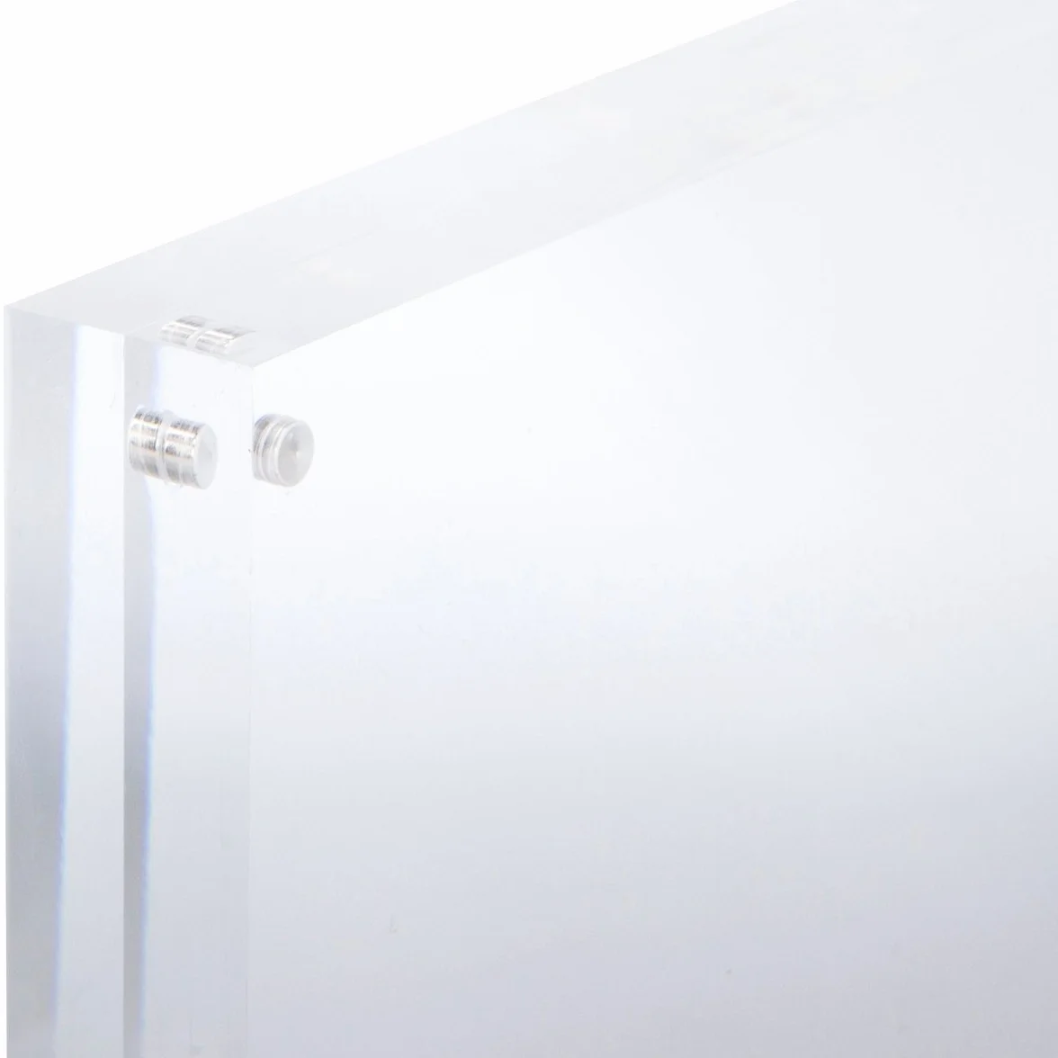 SimbaLux Marco Fotográfico Acrílico Magnético 12,7x17,8 cm, Paquete de 3 | Transparente como el Cristal, Doble Cara Sin Marco para Exhibición, Autoportante, Fácil de Cambiar