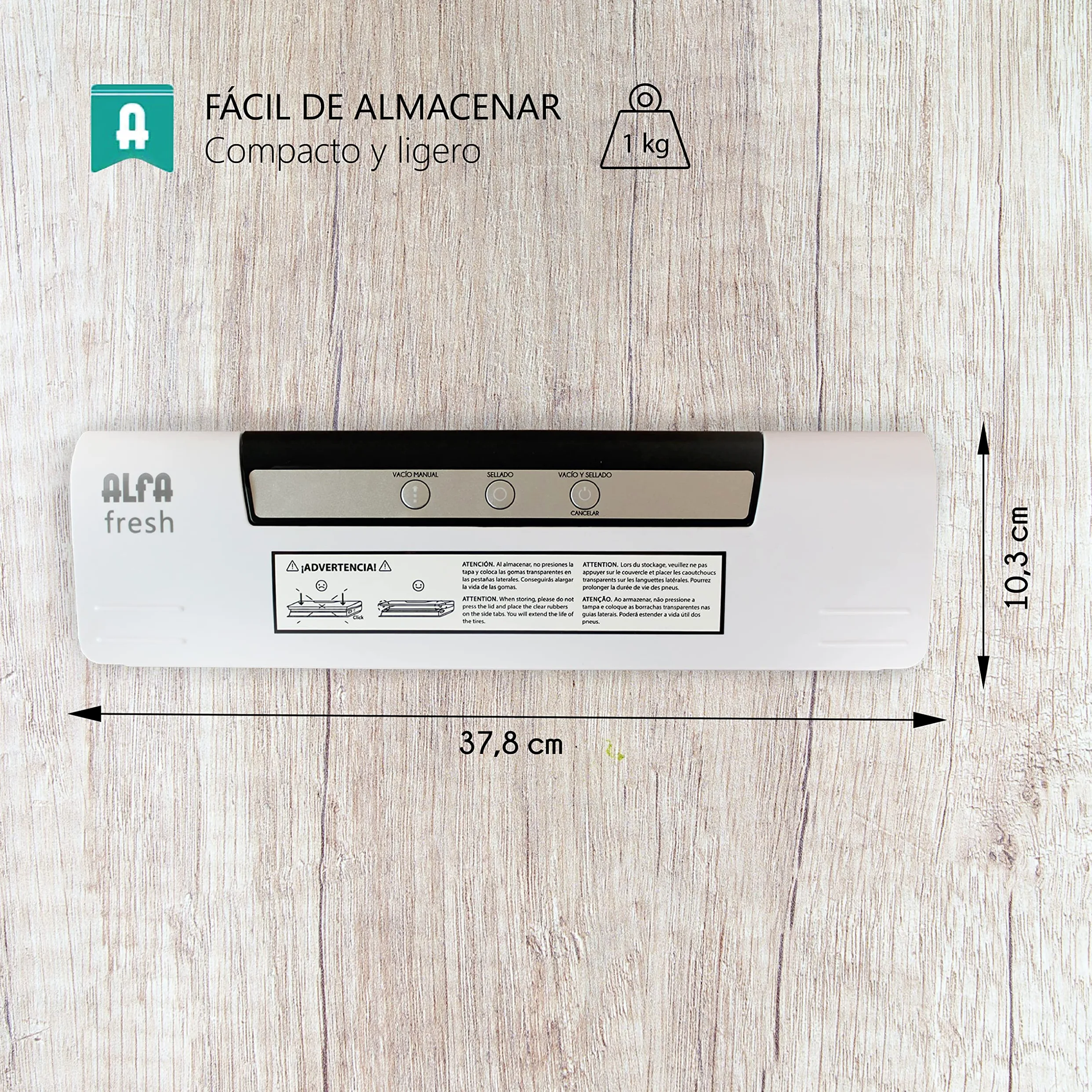 ALFA Fresh Máquina Envasadora Compacta y ligera (A787100000)