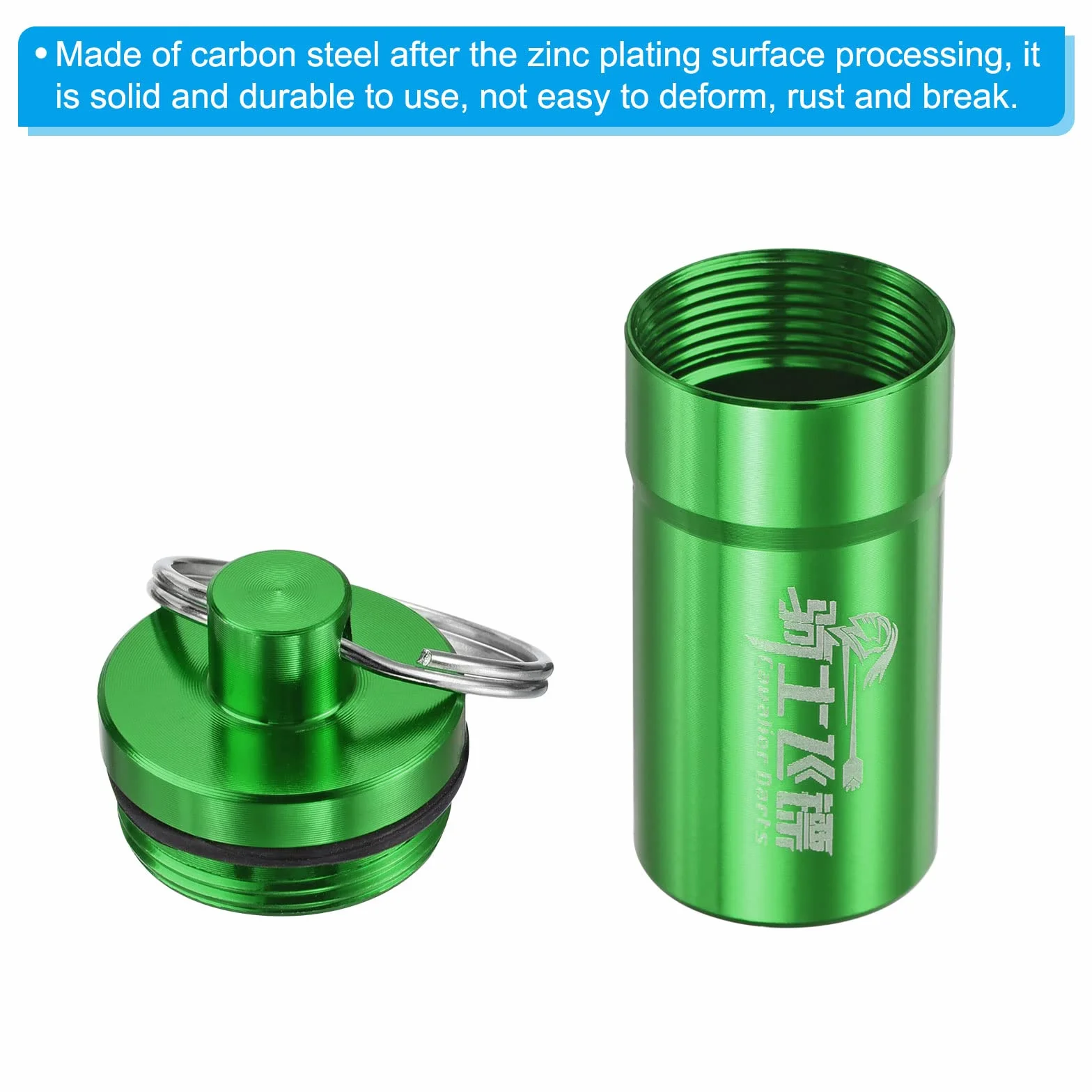 PATIKIL Caja de Almacenamiento Portátil para Dardos, Estuche Duradero para Dardos, Organizador de Accesorios para Dardos, Verde