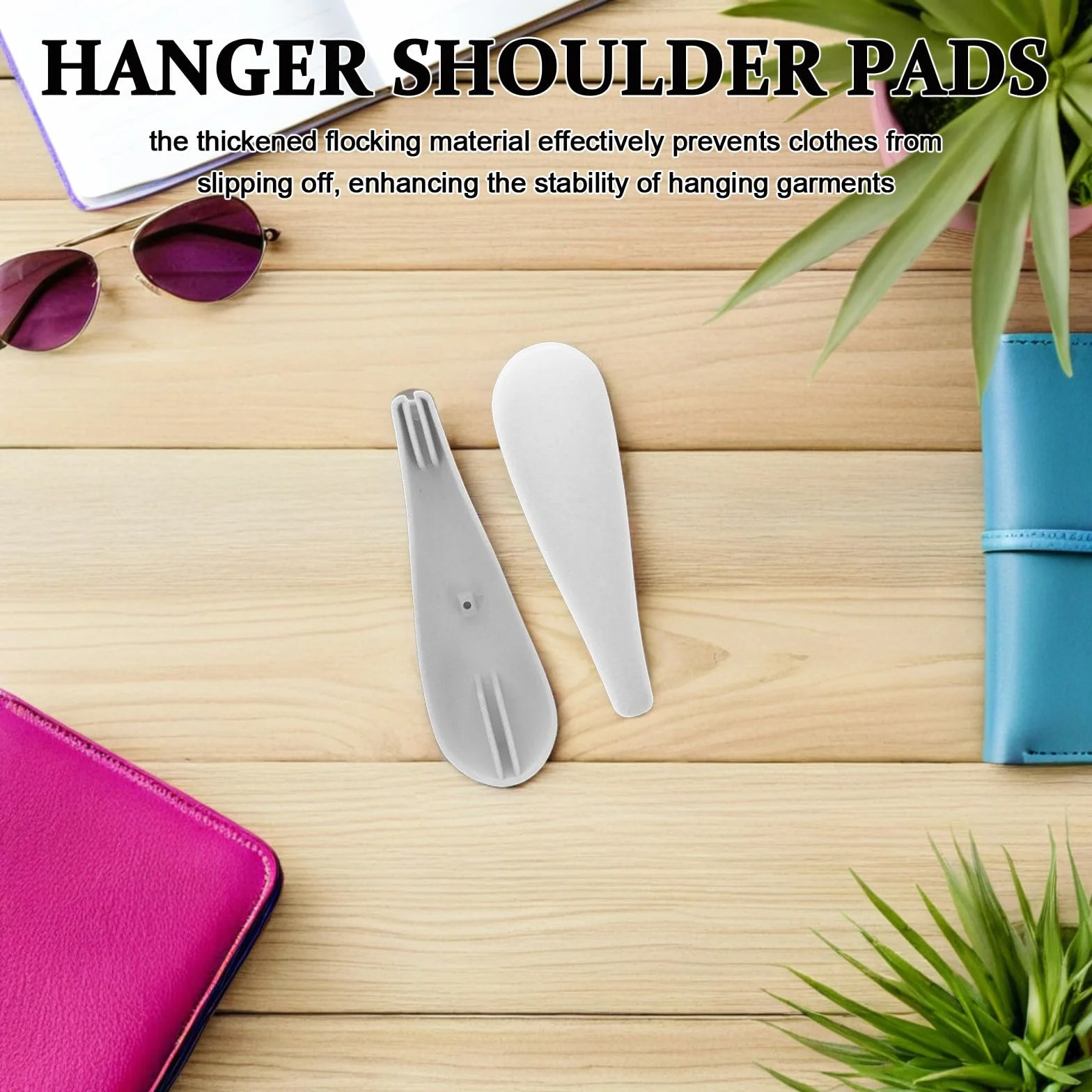 12 Almohadillas De Hombro para Perchas Flocadas Engrosadas Antideslizantes con Soporte Ensanchado para Trajes Abrigos Suéteres Moldeadoras De Hombros para Hogar Y Tiendas