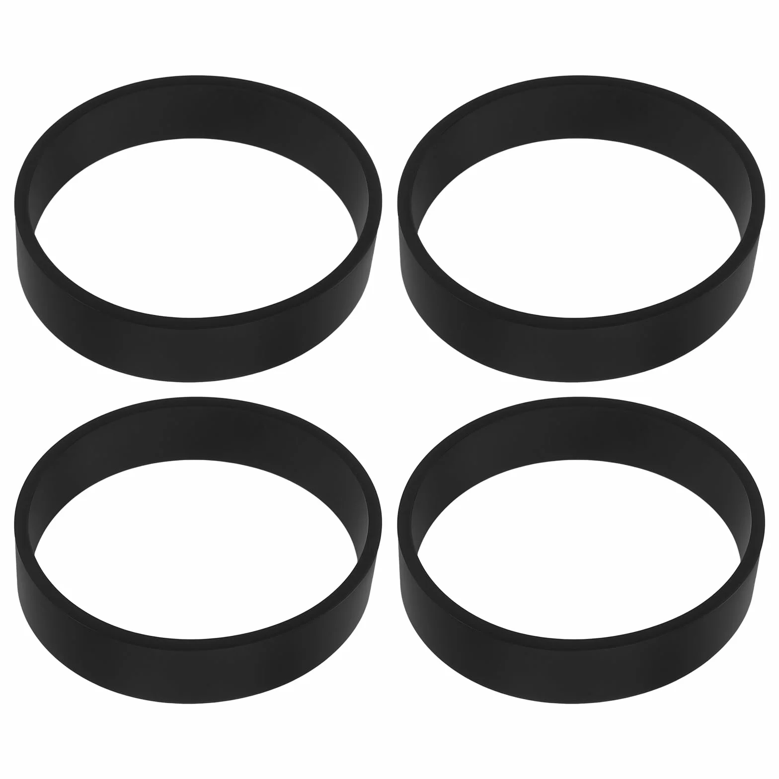 4 correas de goma de repuesto para aspiradora 301289 301289G compatible con aspiradoras verticales Kirby Heritage 1 Legend Legend 2, color negro