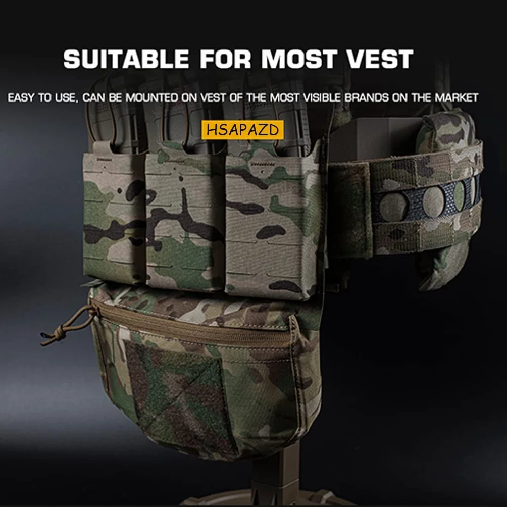 TS TAC-SKY Táctica Bolsa de Caída Dispositivo Pectoral con Banda Elástica, Equipo Multifuncional CP