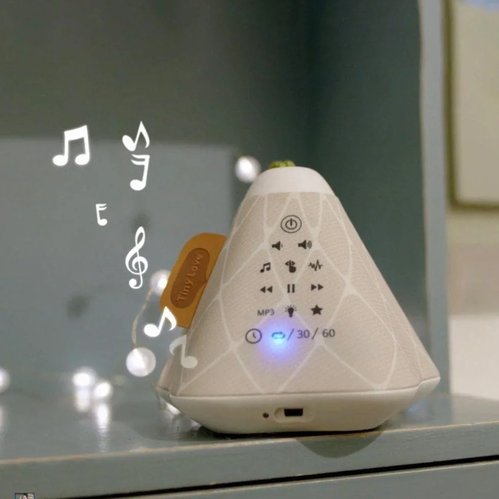 Tiny Love Boho Chic Tiny Dreamer Proyector Móvil de Bebé con Luz de Estrellas, Móvil Musical para Cuna con Relajante Luz Nocturna y Móvil Portátil para Bebé con Linterna para Llevar, 17 Melodías, 0m +