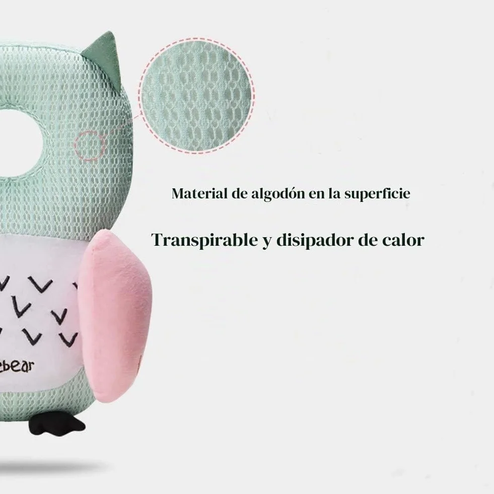 Bebamour Almohada para bebés Suave Transpirable Soporte Cabeza Anticaídas Tortuga