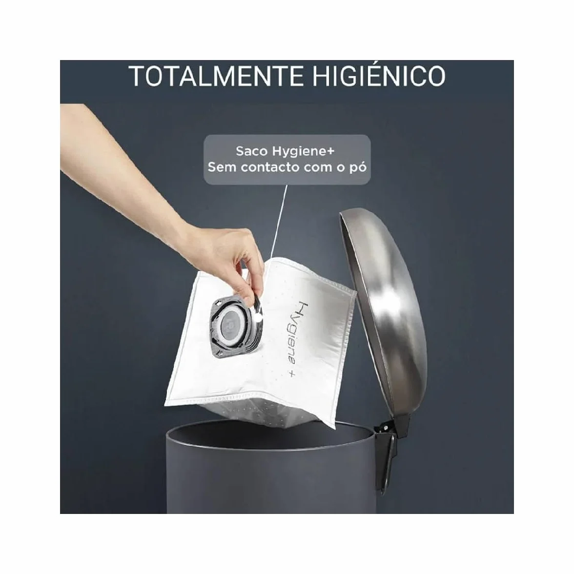 Rowenta RO3126 Power XXL Aspiradora de Suelo con Bolsa, Azul Oscuro/Gris