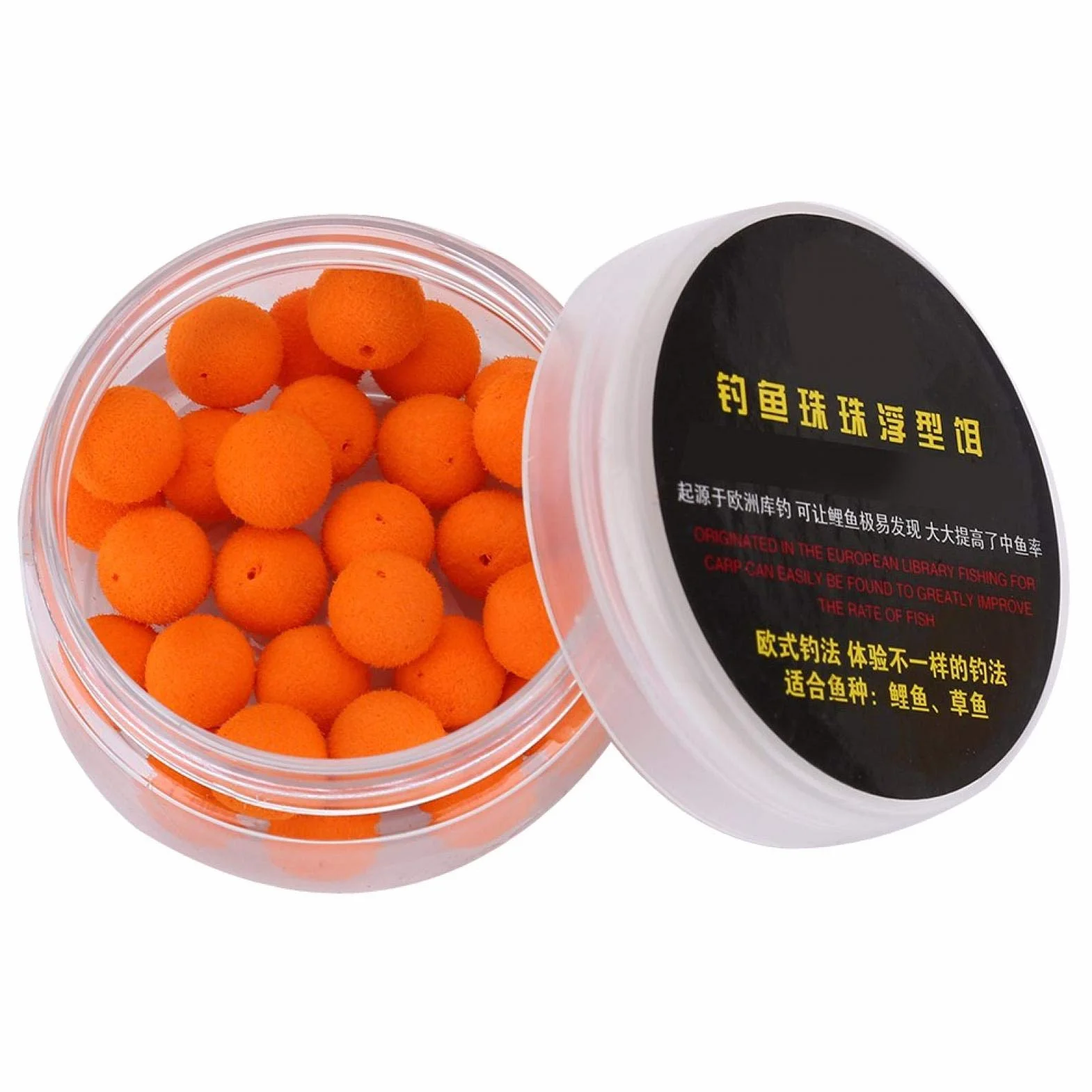 Señuelos de Pesca de Espuma Pop Up Boilies Pellets Suaves Bola Carpa Flotante 10/12mm 30 Uds