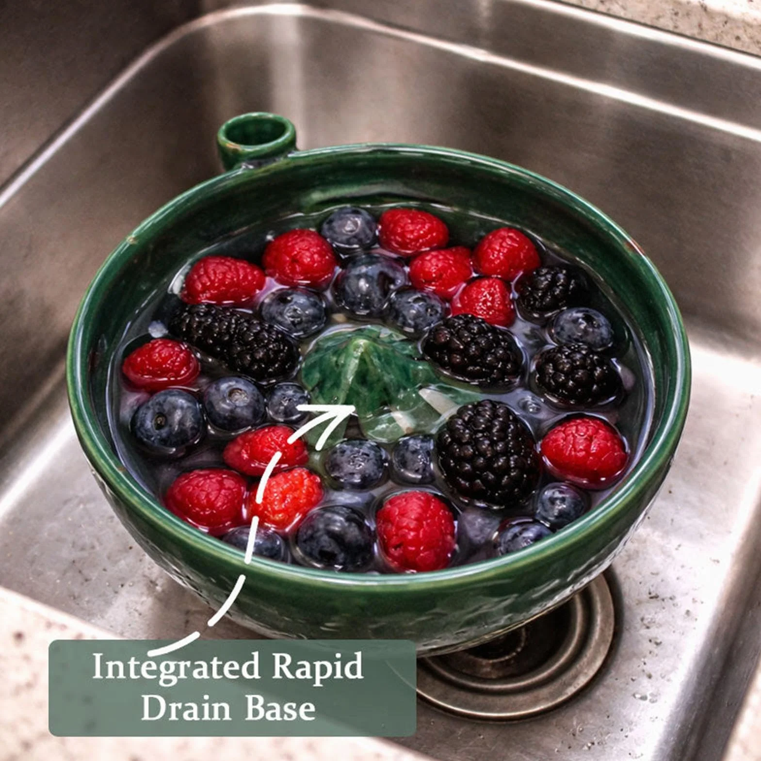 Lavador automático de bayas, lavadora automática de frutas y verduras con drenaje, lavadora multifuncional para moras, fresas, uvas, ensaladas