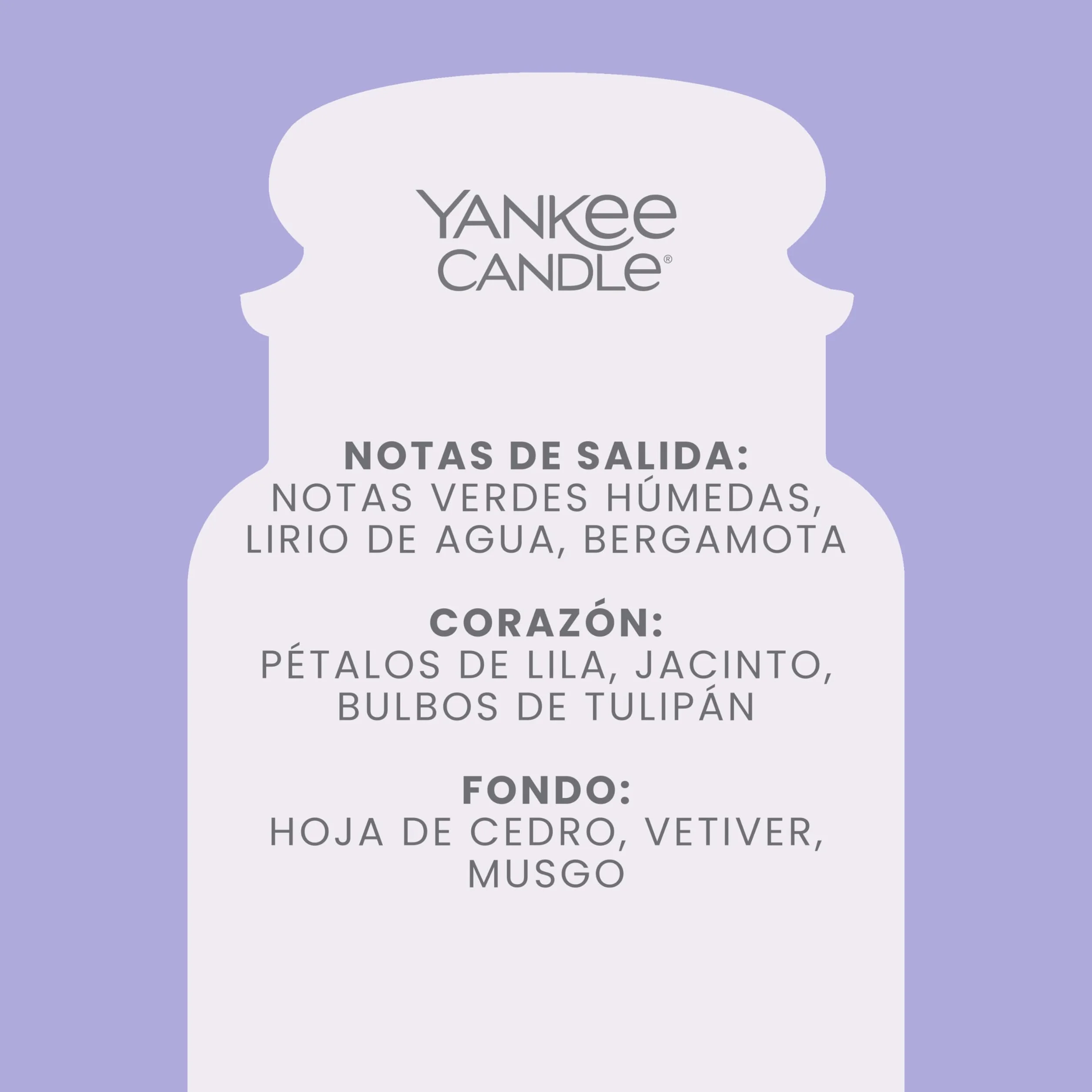Yankee Candle Vela perfumada | Tarro grande Lilac Blossoms | Velas de larga duración: hasta 150 horas | Regalos perfectos para mujeres