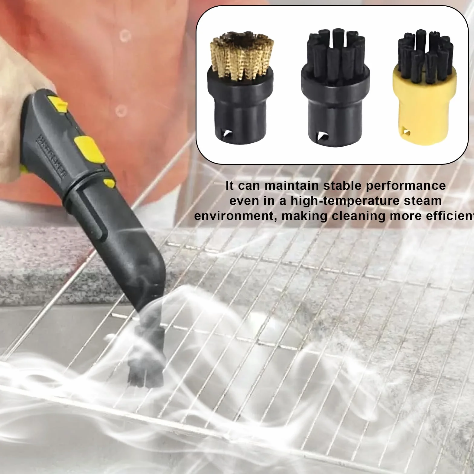 10 piezas accesorios para limpiador de vapor Kärcher SC1 SC2 SC3 SC4 SC5: juego de accesorios para limpiador de vapor Kärcher SC1-SC5, piezas de repuesto con boquilla alargadora, boquilla