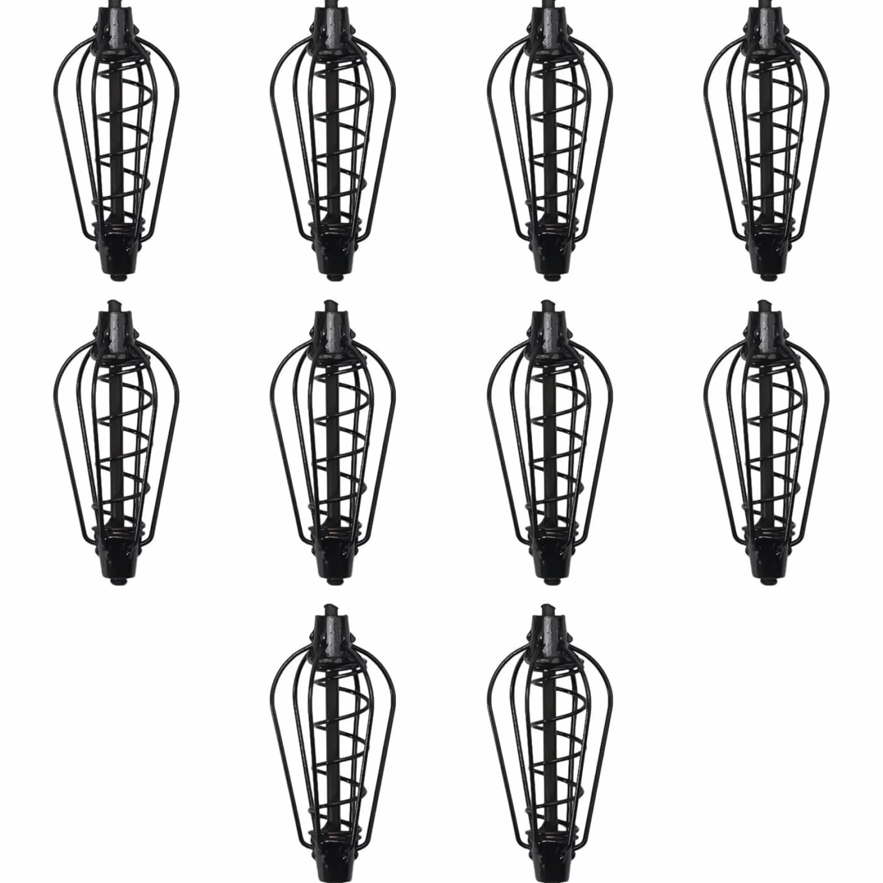 Comederos de Pesca de Carpas Acero Inoxidable 10 Piezas 15 g Cebo Hierro