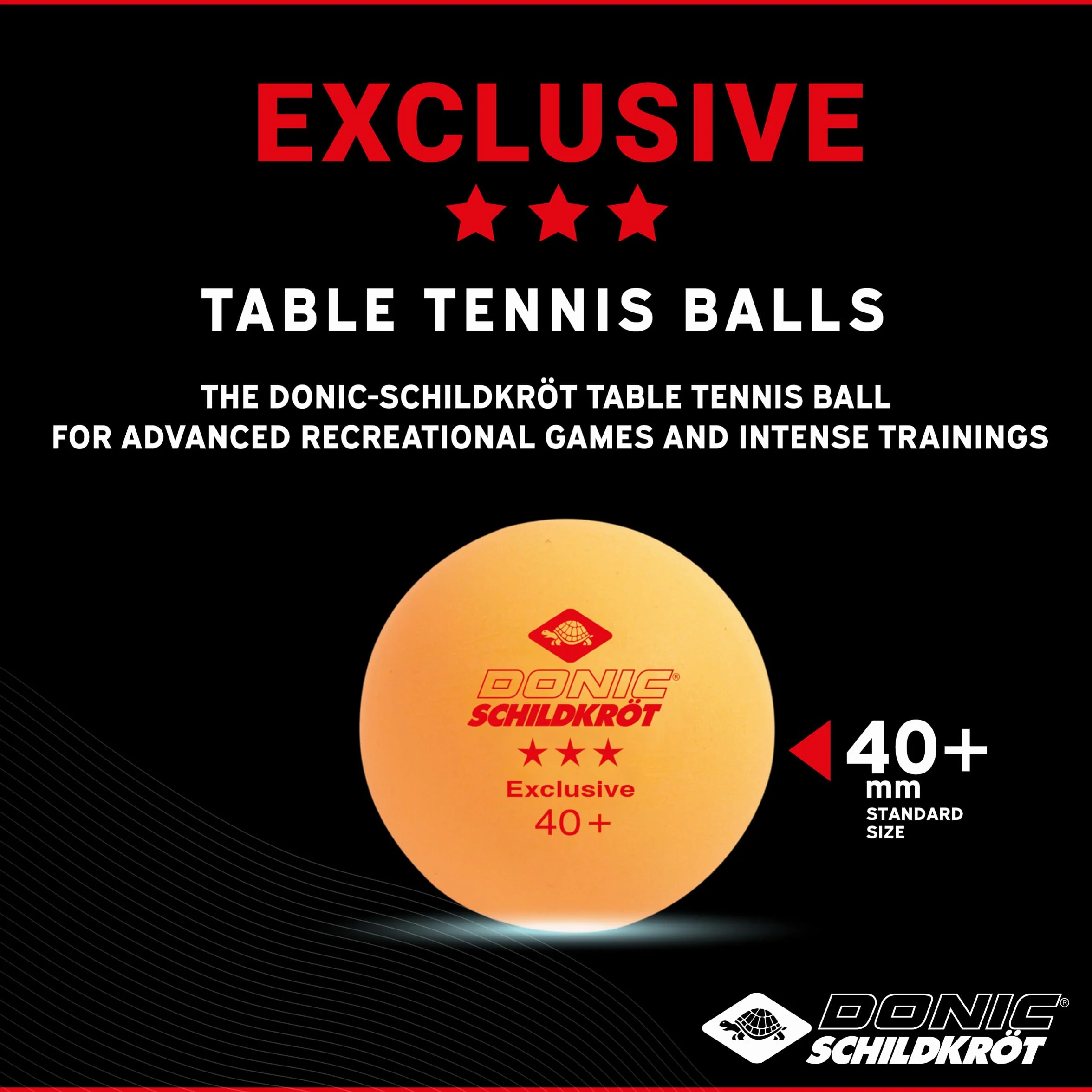 Donic-Schildkröt Pelotas de Tenis de Mesa 3 Estrellas Avantgarde Poly 40+ 3 Piezas Blanco