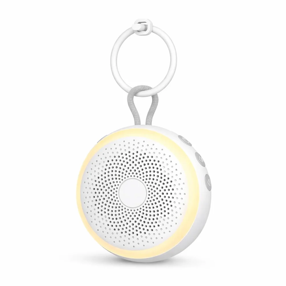 Máquina de Ruido Blanco para Bebé Portátil 21 Sonidos Luz Nocturna Terapia de Sonido Temporizador