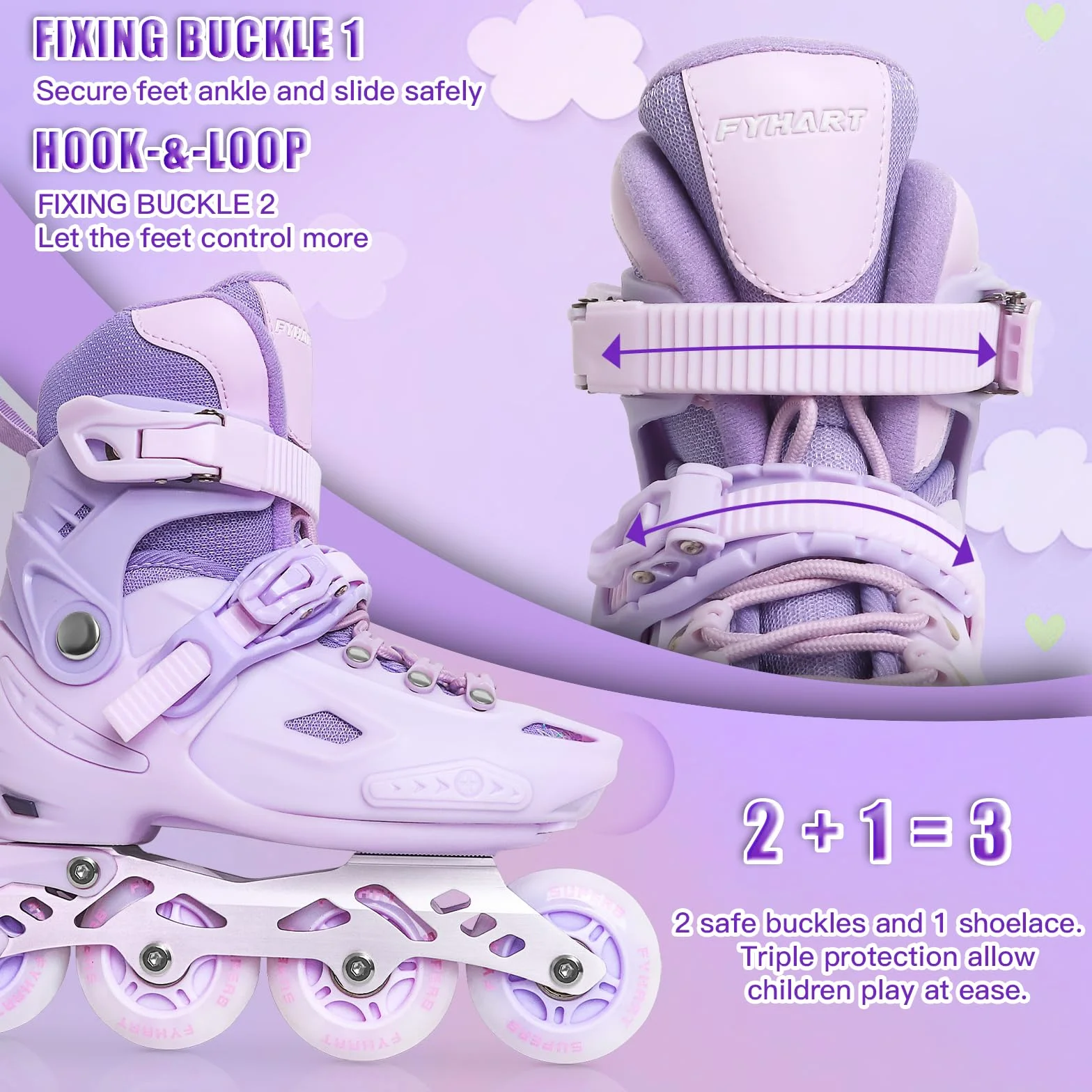 Patines en Linea Ajustables para Niña y Niño Patines Linea con Todas Las Ruedas iluminadas, Patines en línea para niños para Uso en Interiores y Exteriores (S