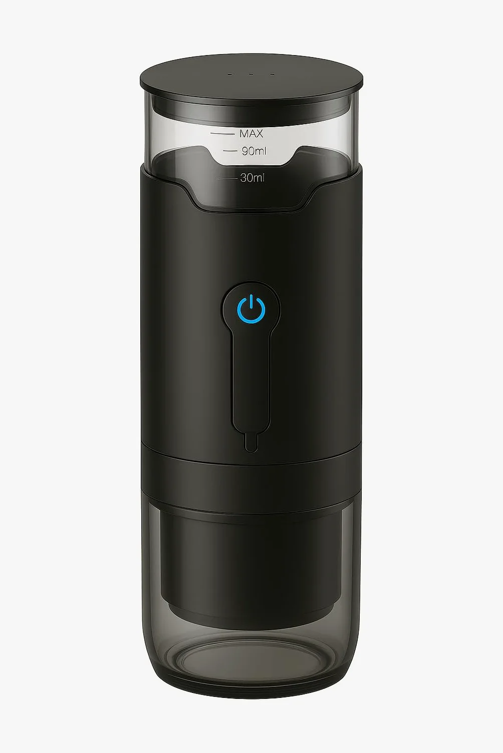 Genérico Cafetera Portátil Automática, Compacta para Viaje, Oficina y Camping, Compatible con Cápsulas y Café Molido, con Filtro Reutilizable
