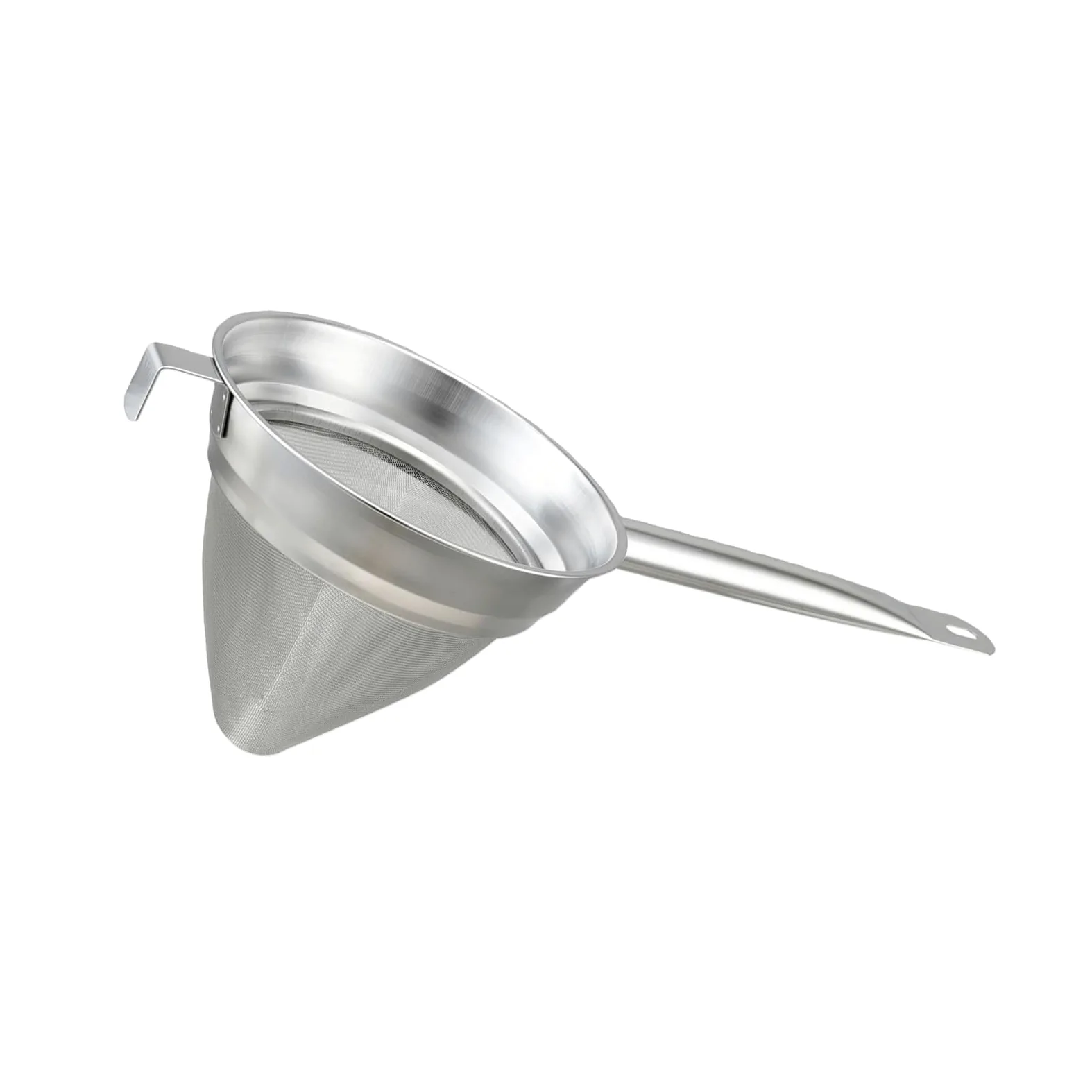 Colador de Caldo de Cocina a Prueba de Herrumbre, tamiz de Filtro cónico de Malla Fina con para Aceite, Hojas de té y cócteles, colador de Alimentos