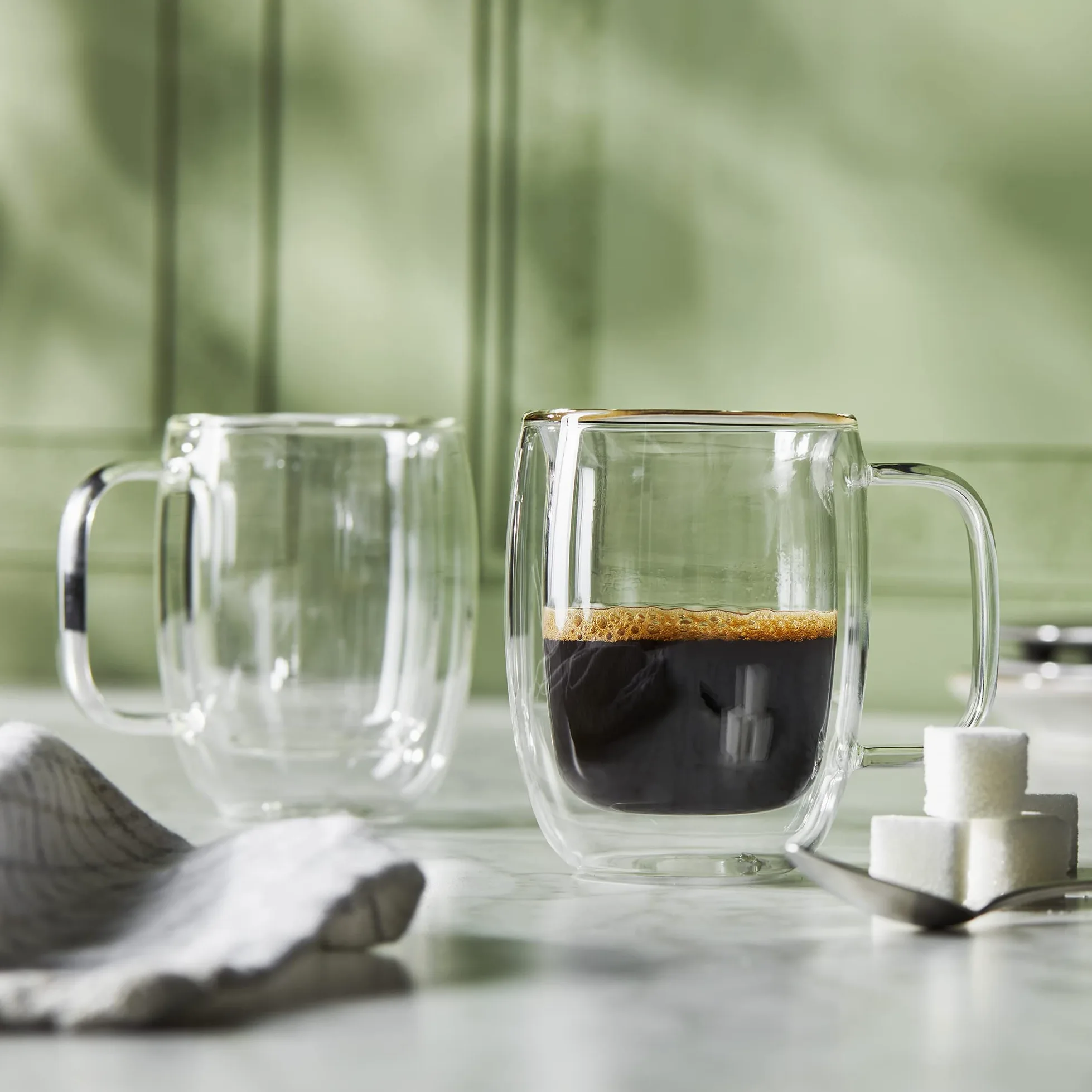 ZWILLING HENCKELS J.A. - Juego de tazas de café expreso doble, transparente
