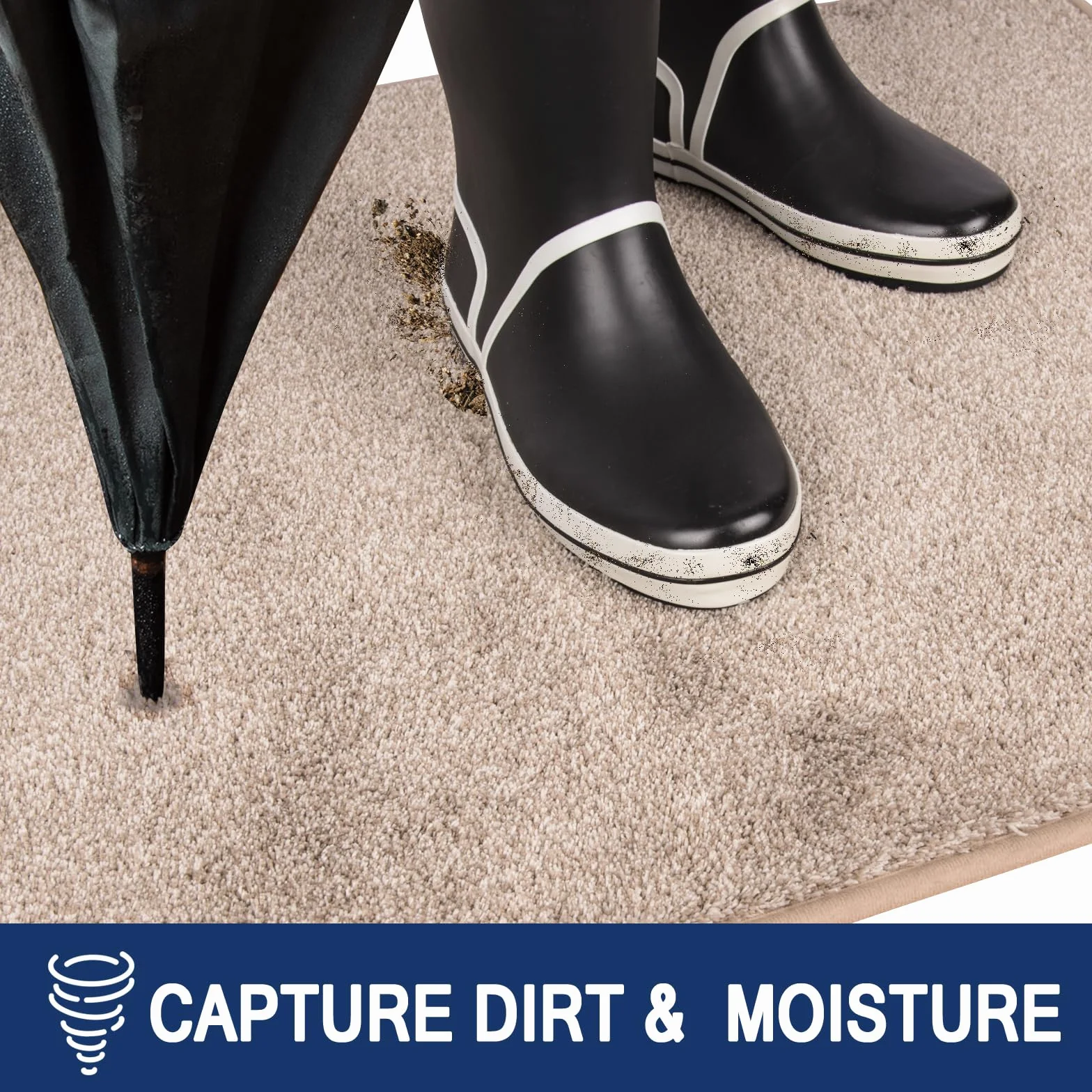 FCSDETAIL Alfombra Atrapapolvo, Alfombra Antideslizante Lavable en Lavadora, Felpudo de Entrada con Microfibras Suaves Absorbentes para Perro, Entrada, Puerta y Pasillo