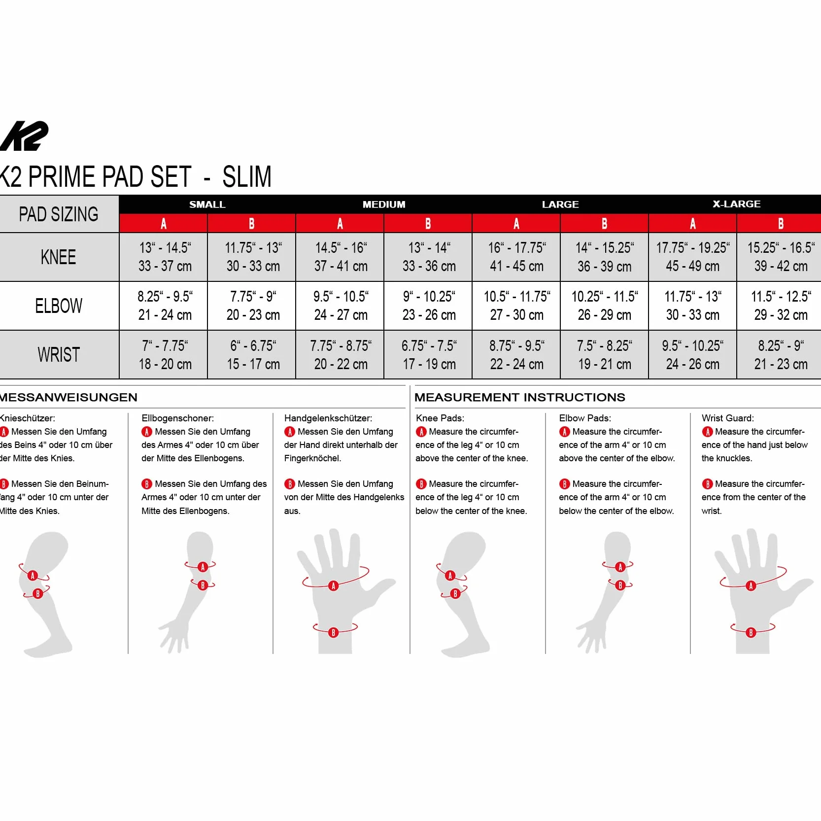 K2 Prime Pad Set W Juego de almohadillas Mujer