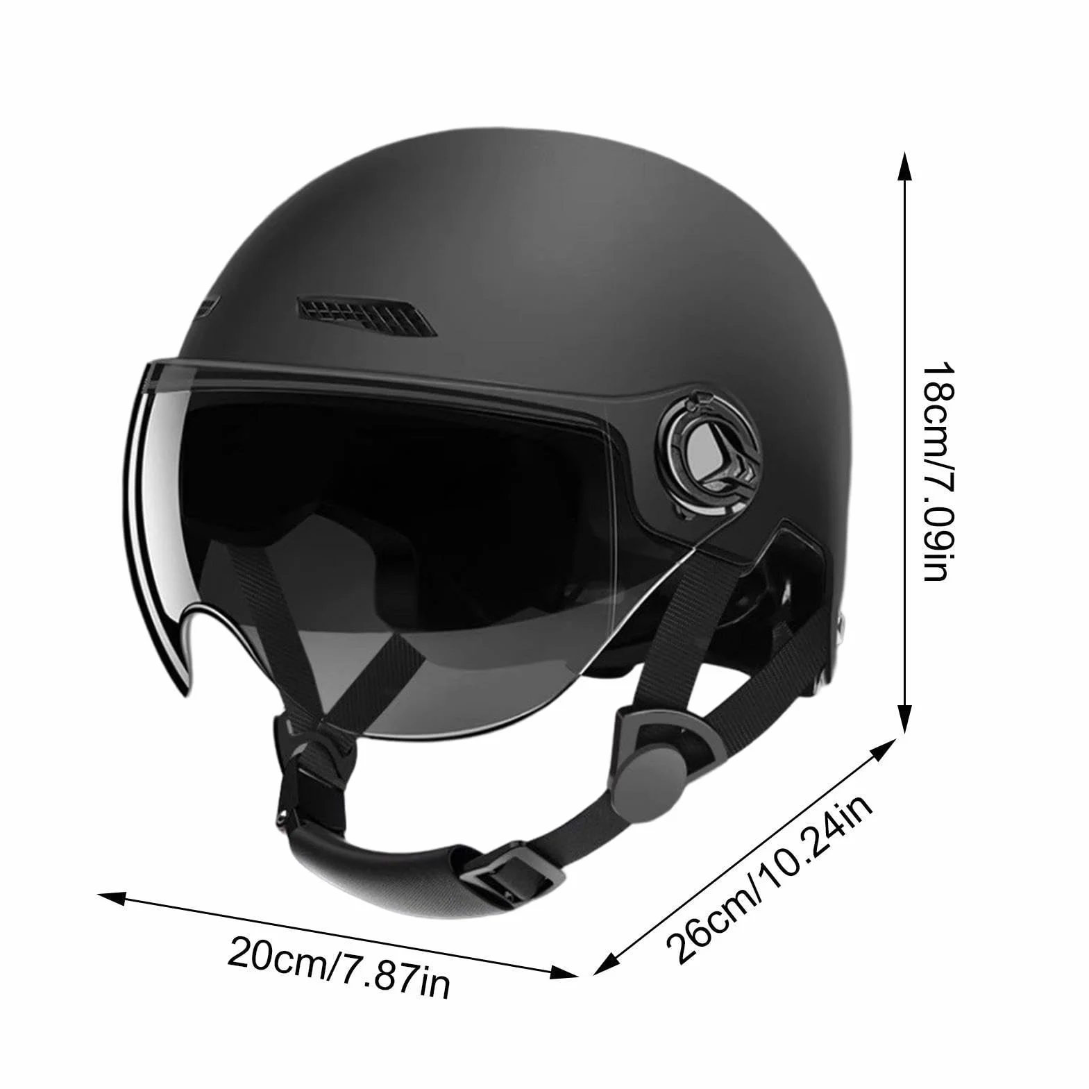 Casco Patinete Eléctrico Adulto Liberación Rápida 54-62CM