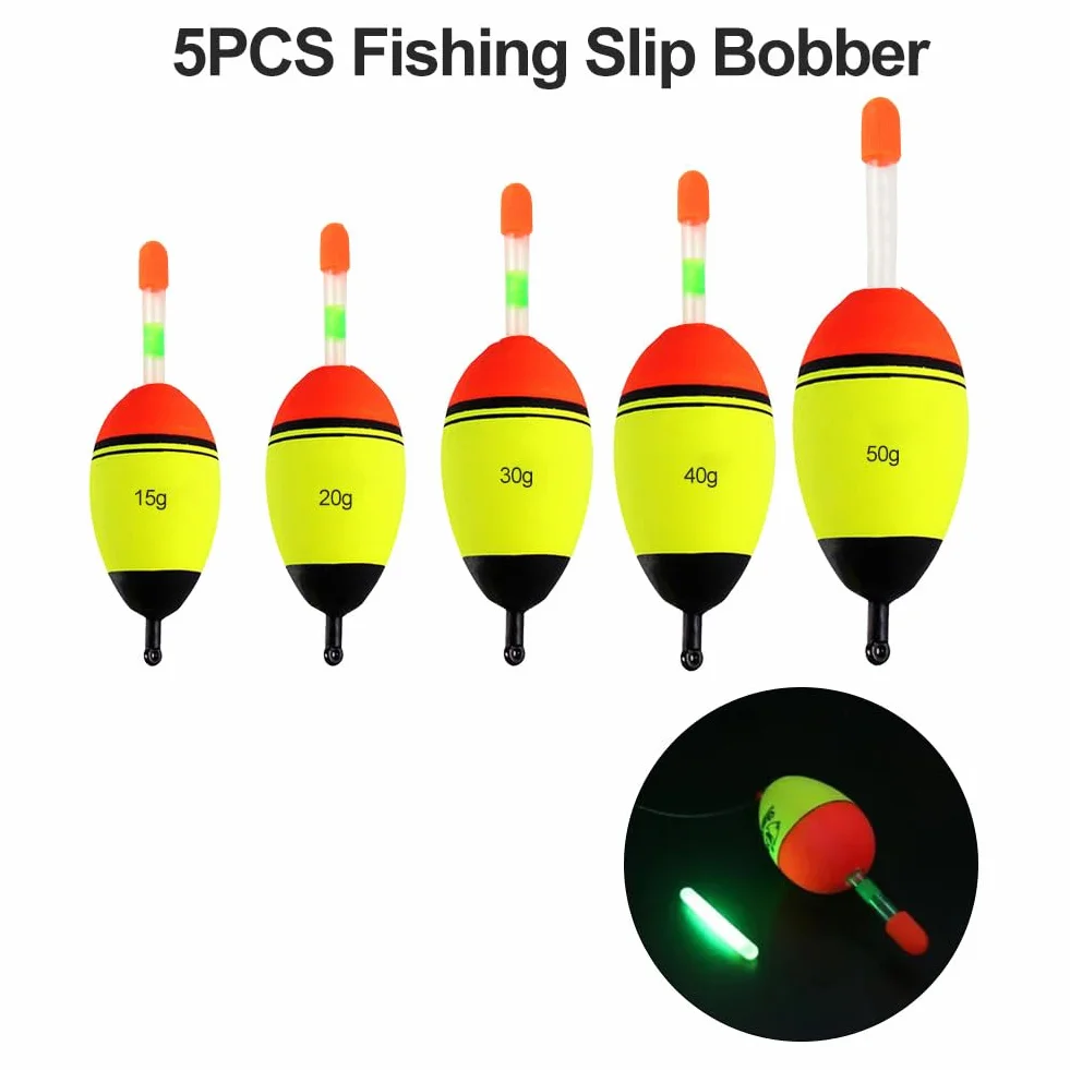 Flotadores De Pesca Bobber Set 15g 20g 30g 40g 50g