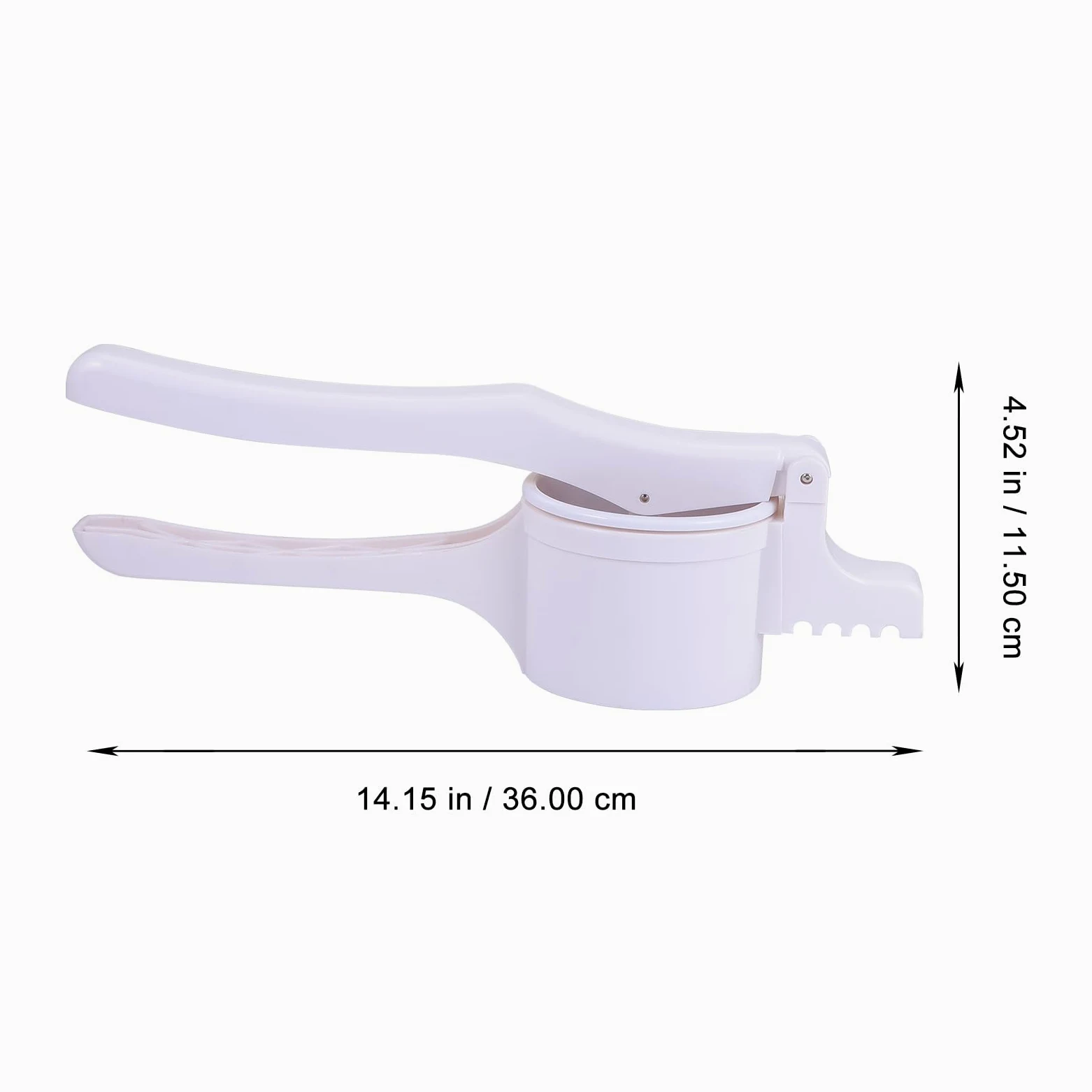 Hemoton Patata Ricer Plástico Papas Masher Frutas Verduras Prensador Manual Exprimidor de Limón Cítricos para Prensar Papas Frutas Verduras y Alimentos para Bebés