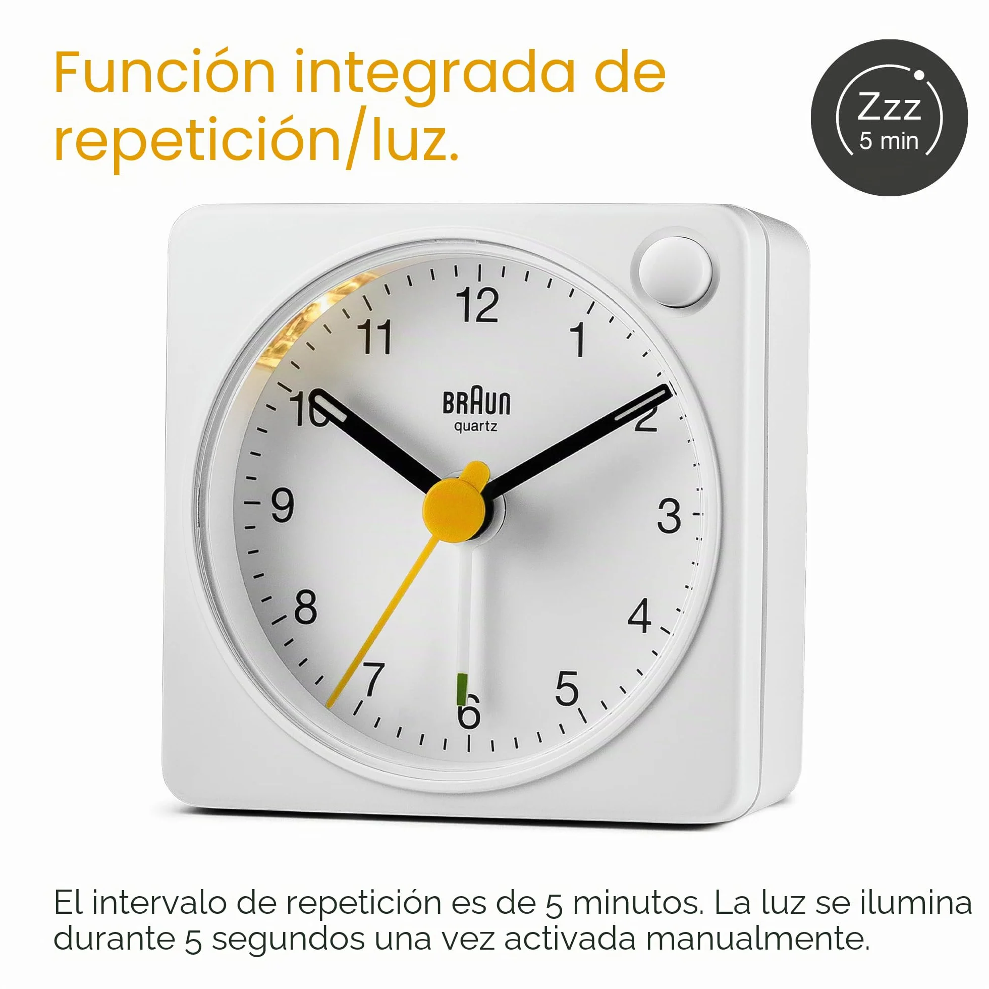 Braun Reloj Despertador