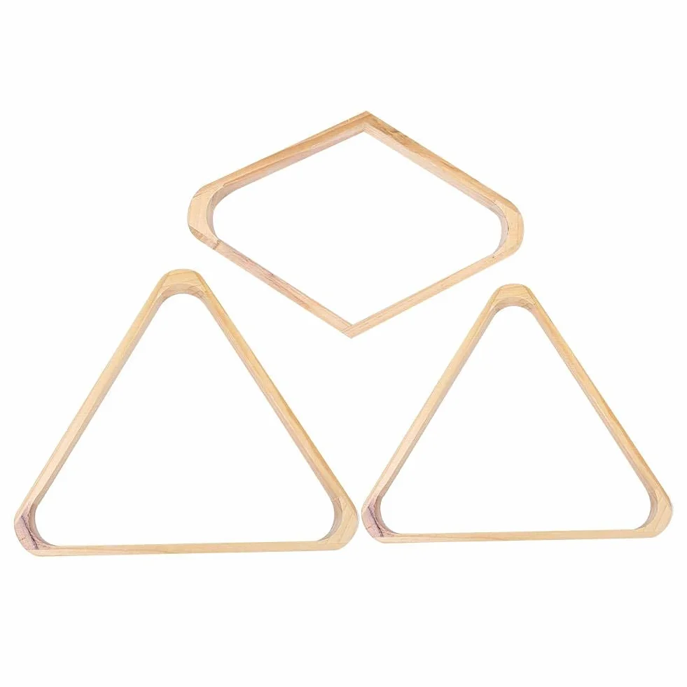 Rack de Bolas de Billar Profesional de Madera Accesorio para Mesa de Billar