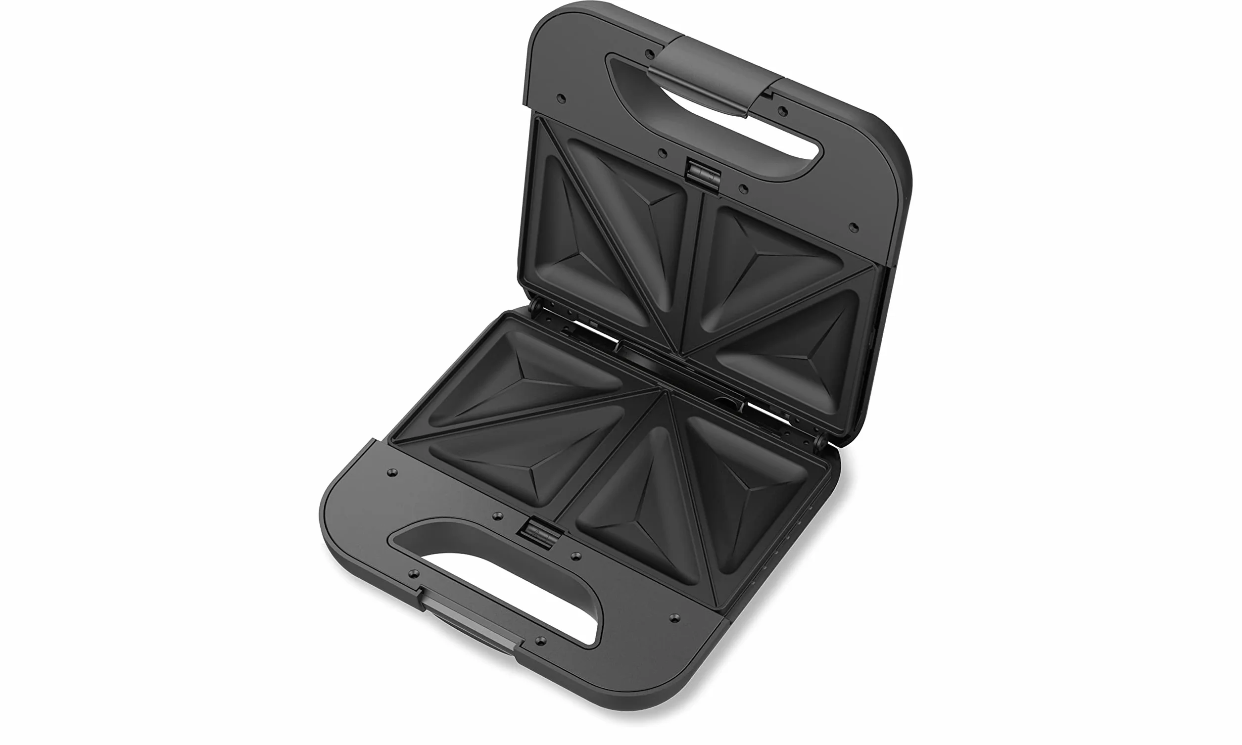 JOCCA - Gofrera Sadwichera Panini con Placas Intercambiables/ 3 en 1/ Acero inoxidable/ Placas antiadherentes/ Cocina gofres, precalienta/ Luz indicadora