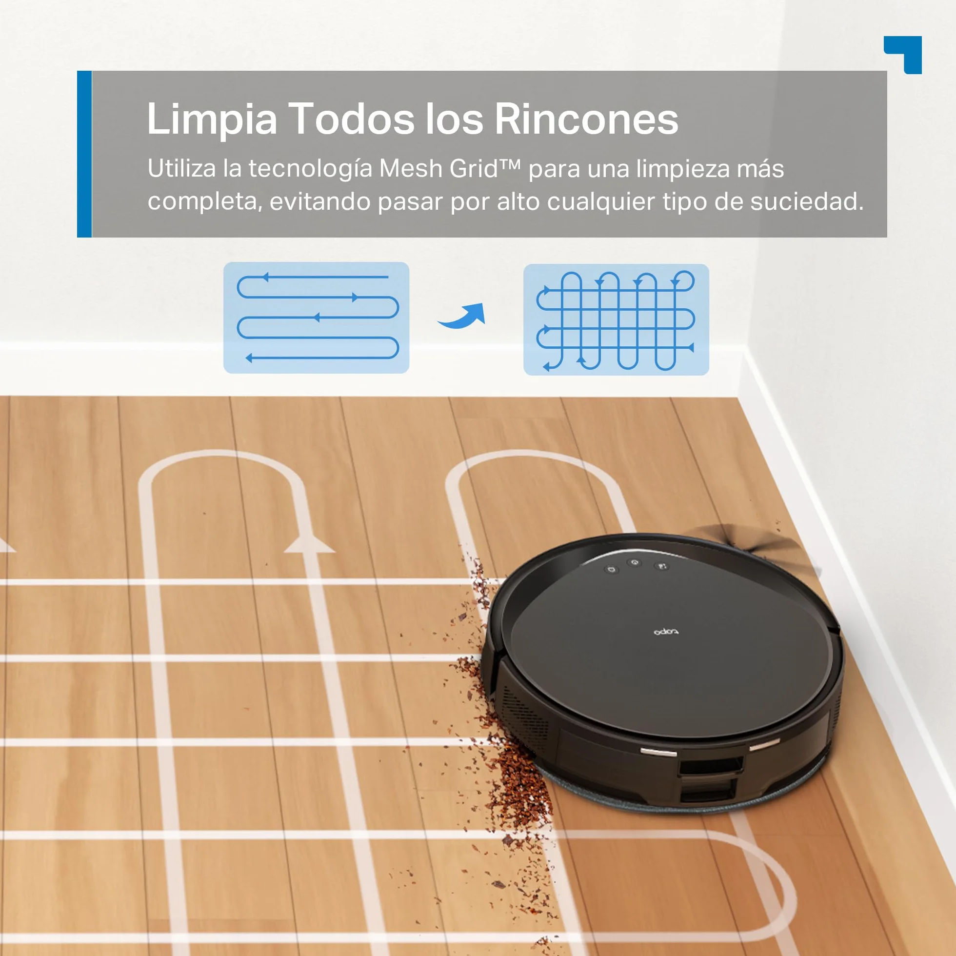 Tapo RV20 MAX – Robot Aspirador y Friegasuelos 4 en 1, Ultrasucción 5300Pa, Navegación LiDAR MagSlim, Limpieza Inteligente IQ+, Diseño Ultrafino 83mm, Limpieza Personalizable con App, Alexa y Google