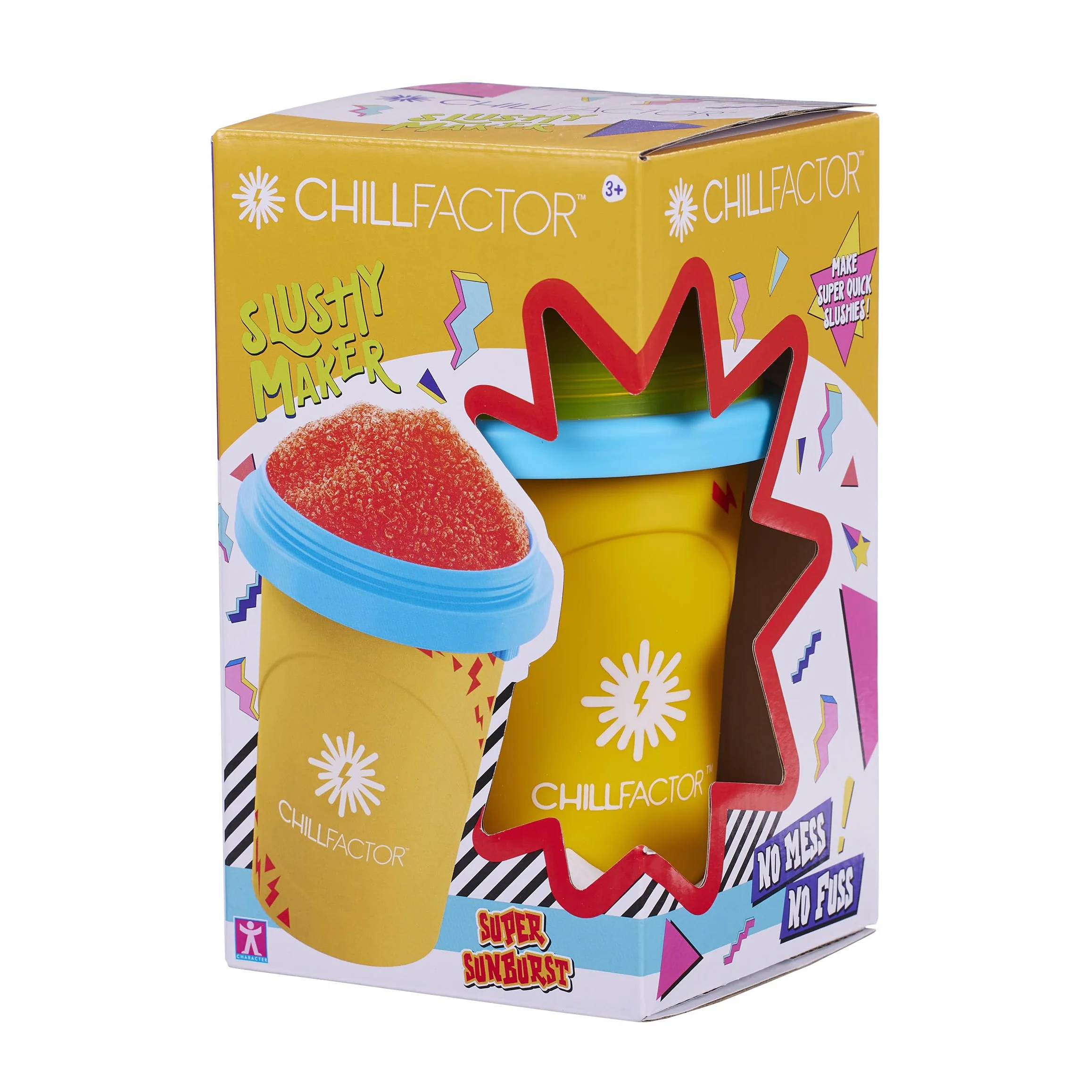 ChillFactor Colour Shock Máquina de Granizados Reutilizable Naranja