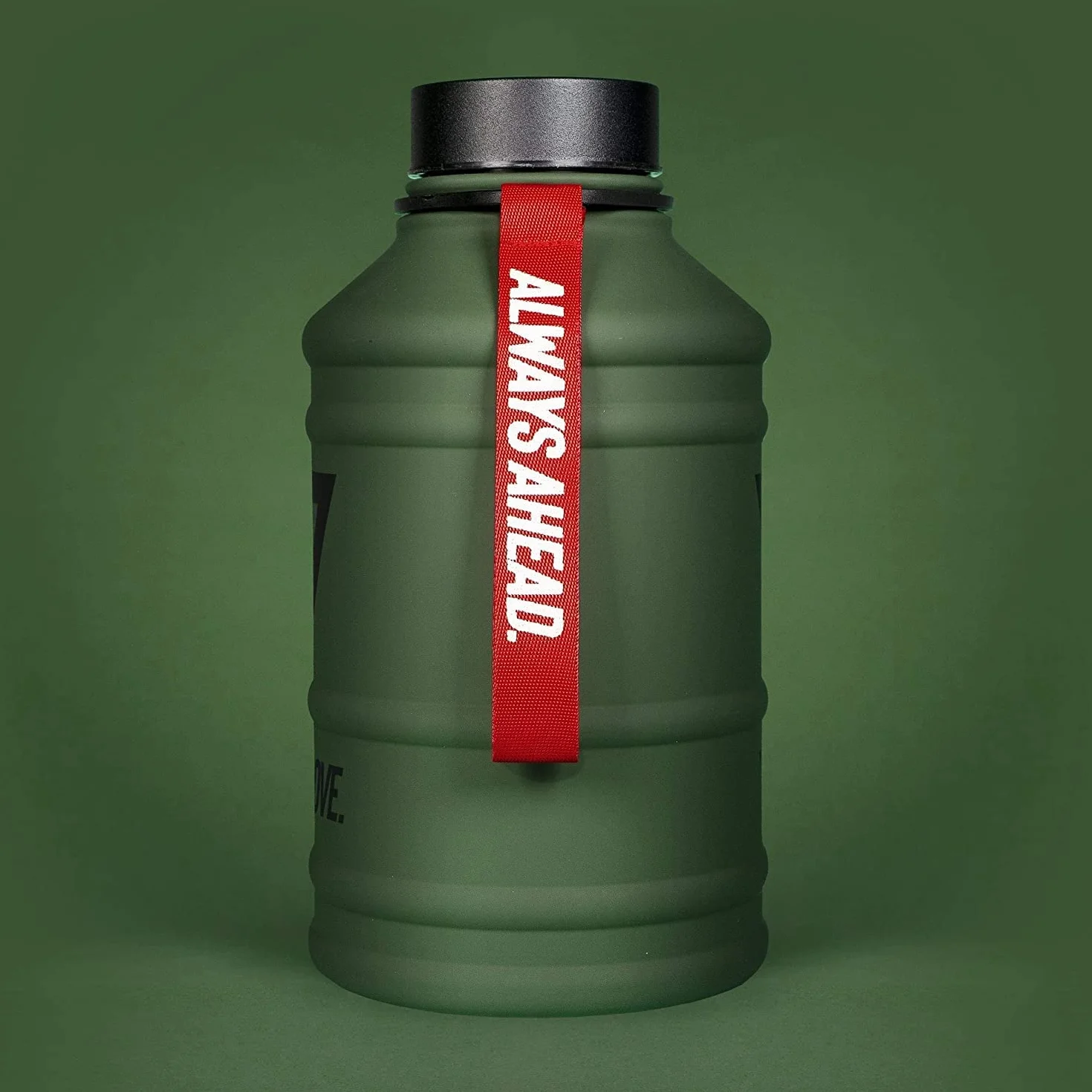 Botella Agua Acero Inoxidable 1.3L 2.2L Sin BPA Antifugas 2 Tapas Fitness Deporte Gimnasio