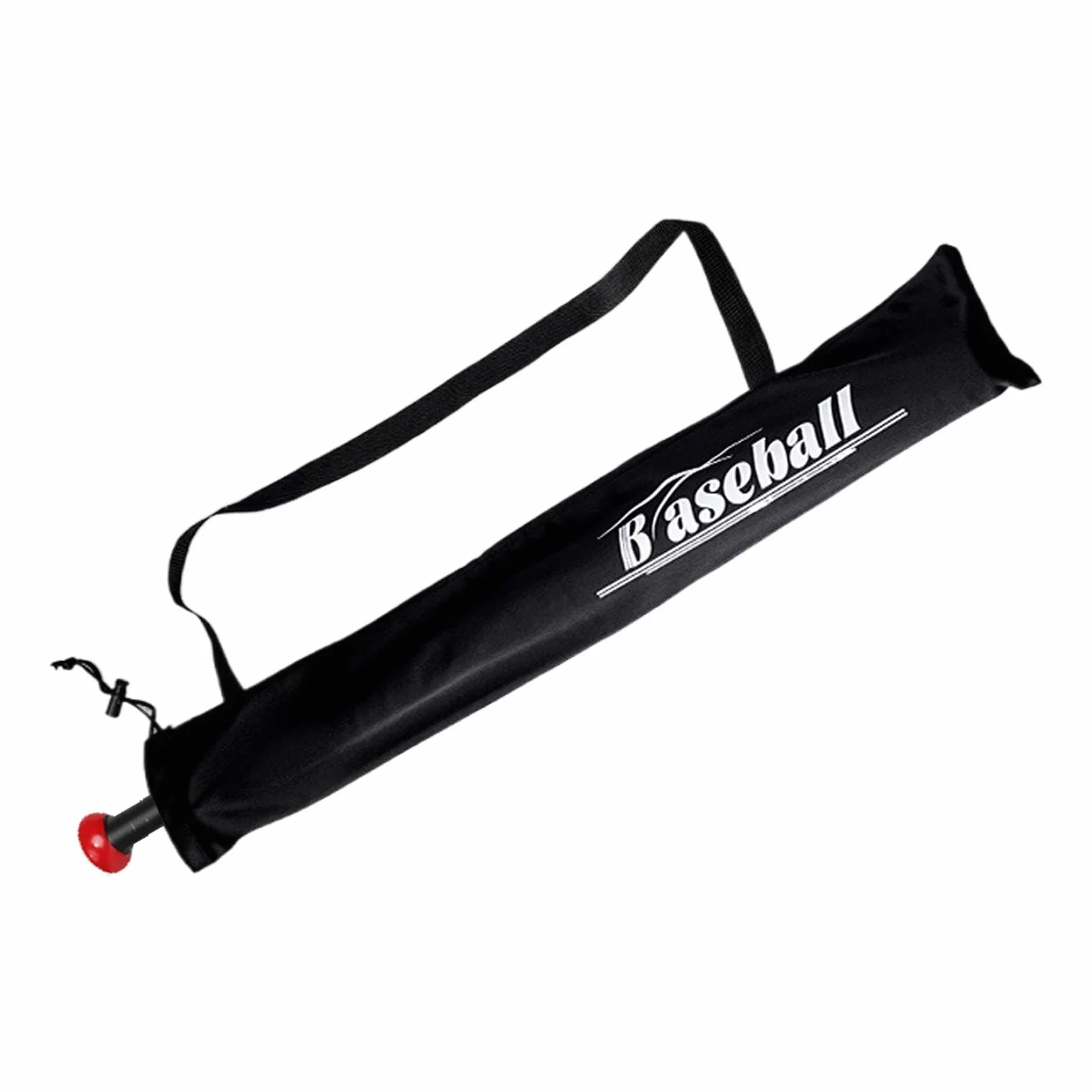 Bolsas de murciélago para béisbol portátil plegable negra de hombro gruesa