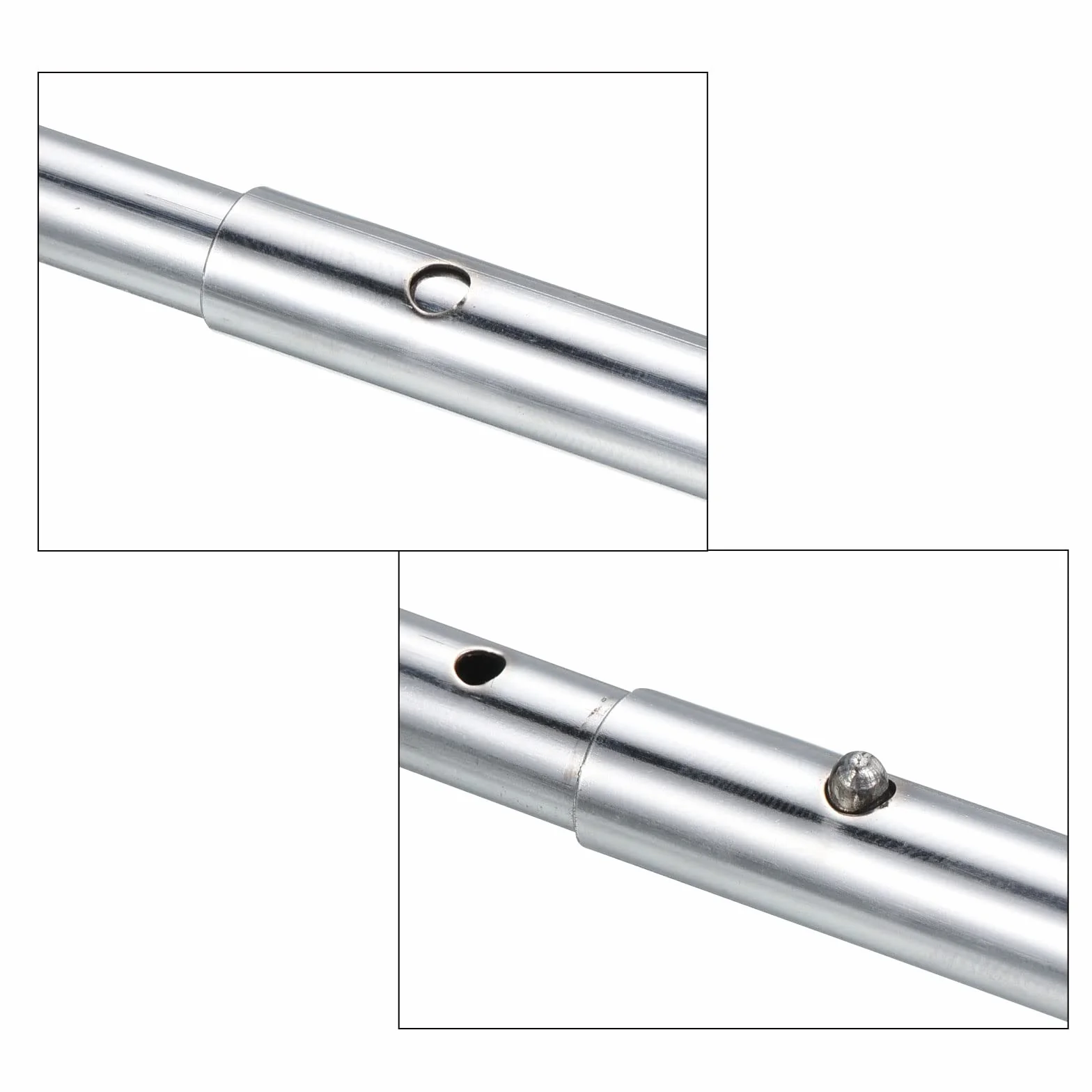 PATIKIL Kayak Remo Broches 12x9,5mm Acero Botón Sólido Poste Pulsador 8 Paquetes
