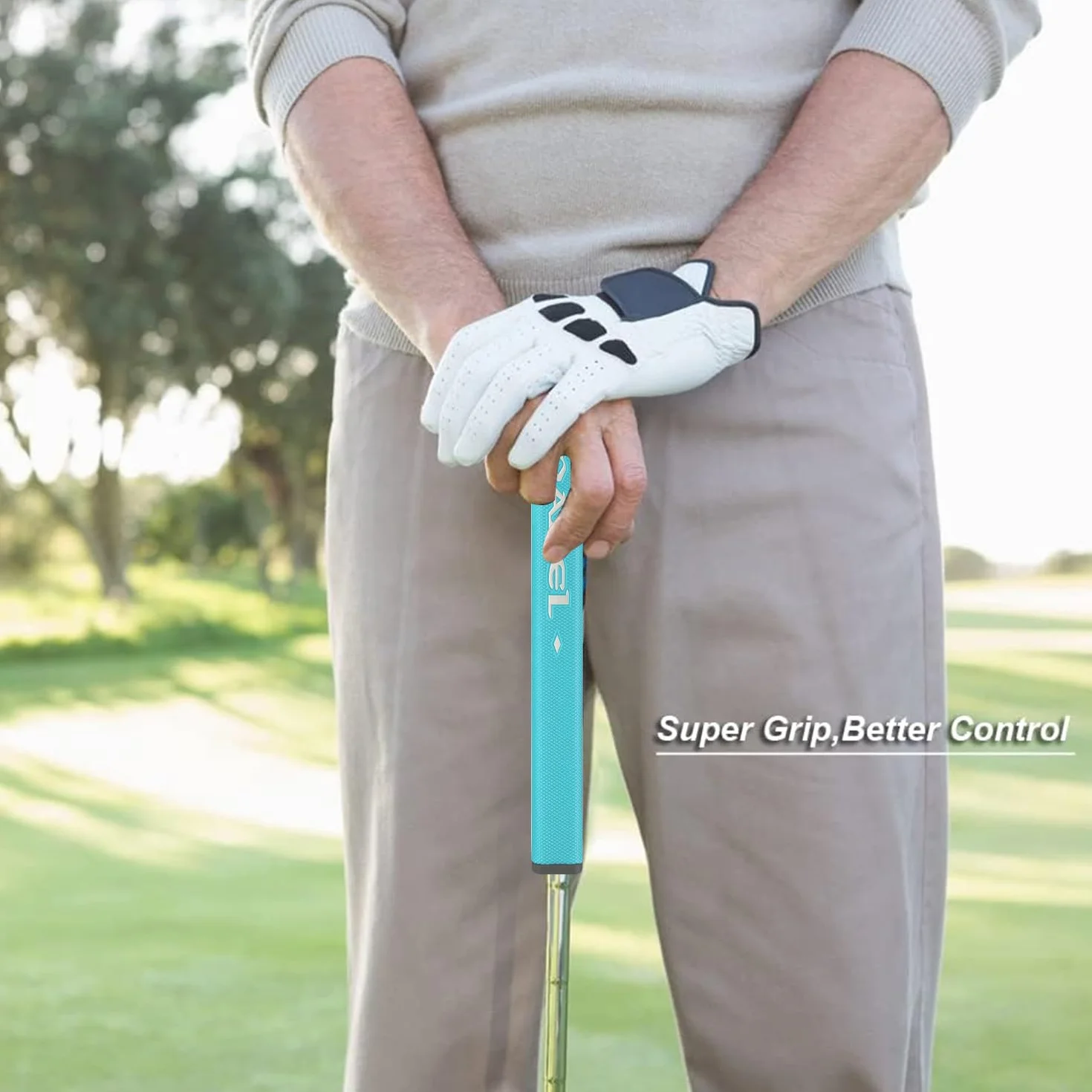 Putter de Golf MAZEL para Hombres Diestros, 34 Pulgadas, Eje de Acero Inoxidable con Cubierta